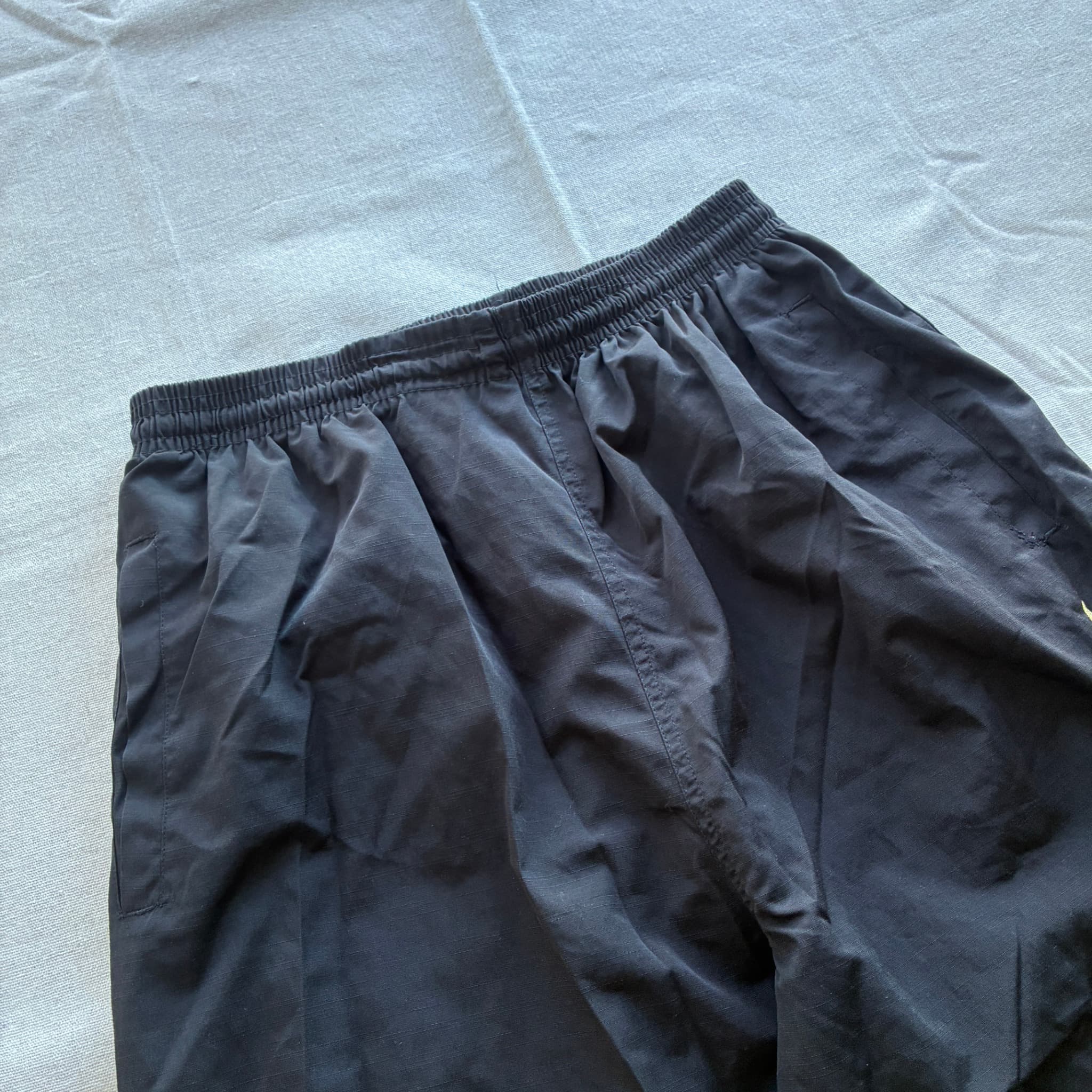 Nike Vintage Black Nylon Tear-Away Pants XXXXL — photo 3 of 8