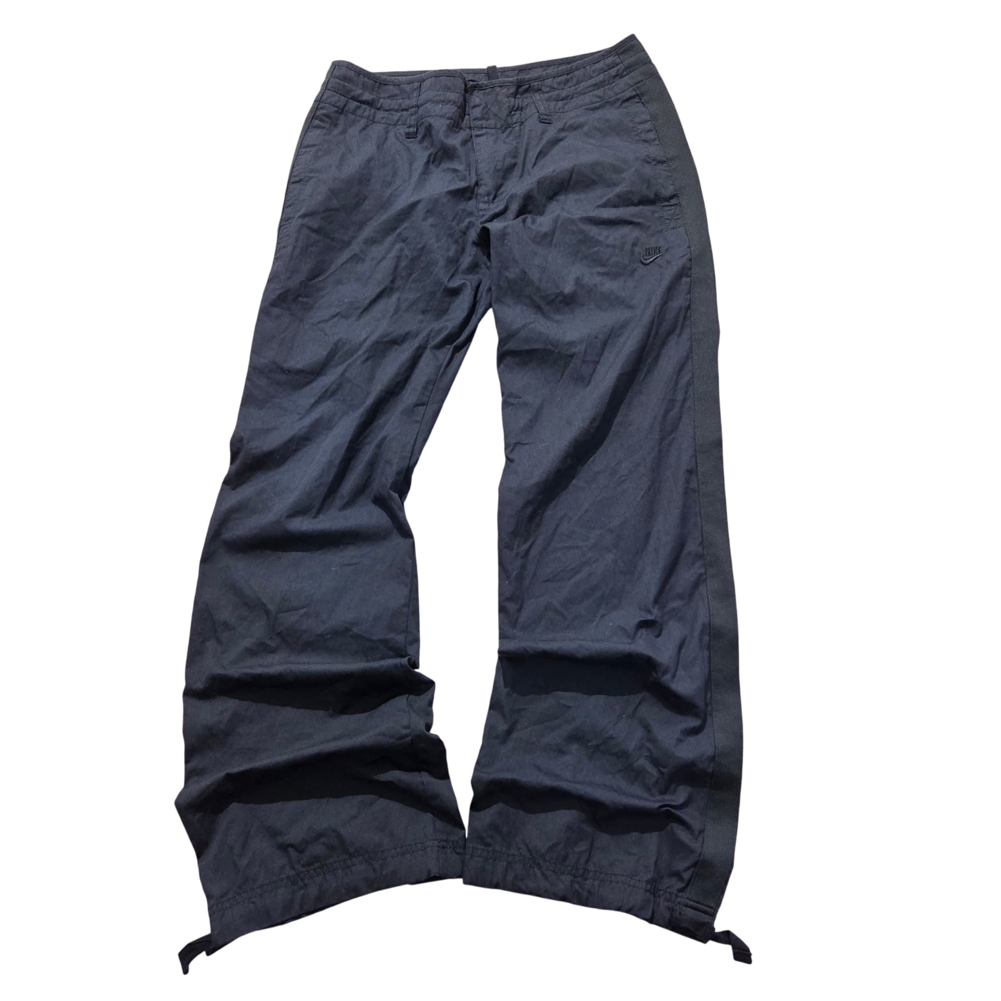 Nike Vintage Black Nylon Track Pants — photo 1 of 11