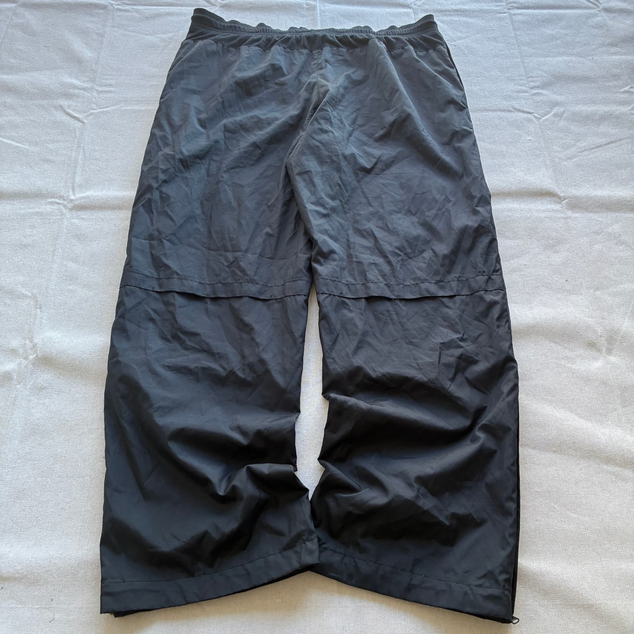 Nike Vintage Black Nylon Track Pants XL — photo 5 of 8