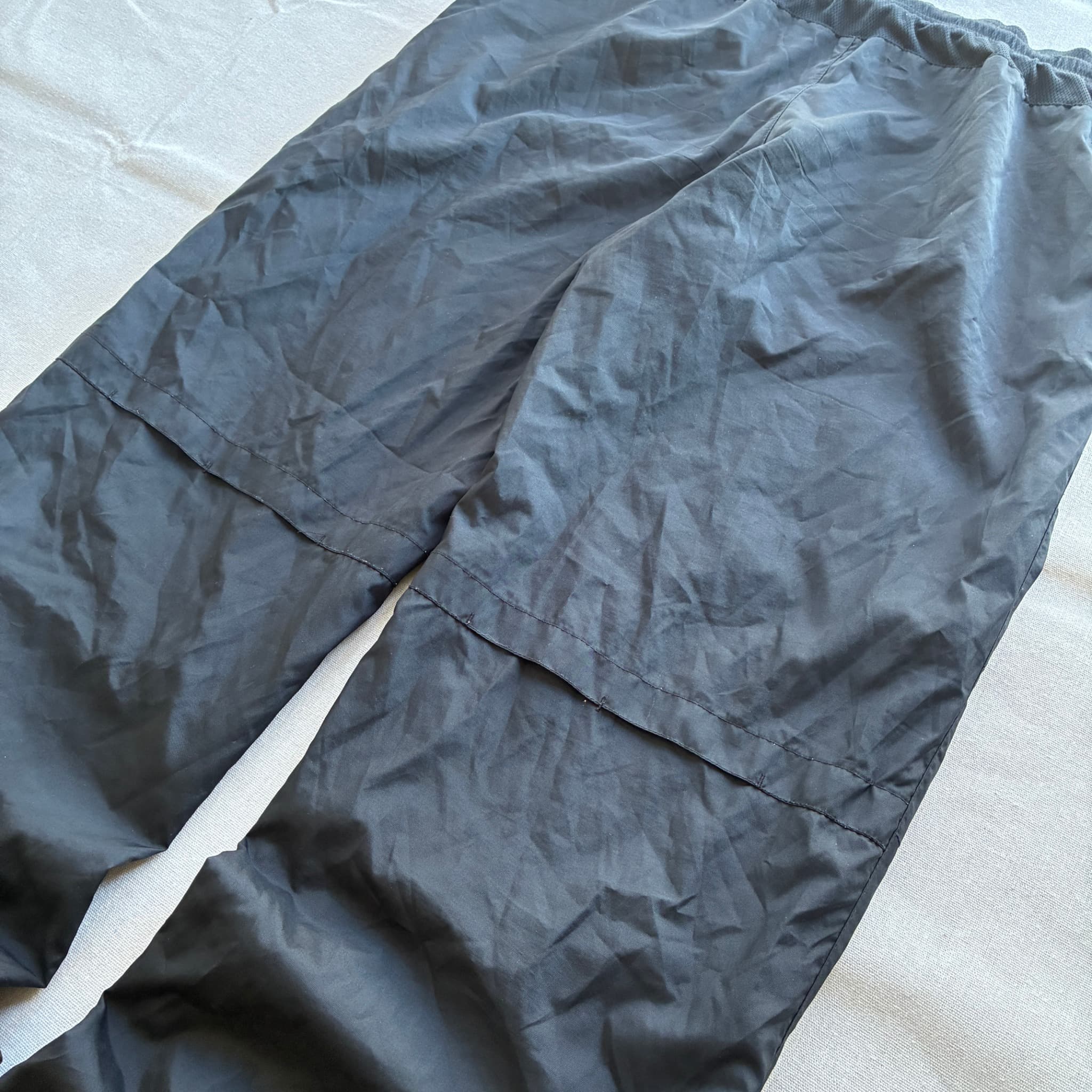 Nike Vintage Black Nylon Track Pants XL — photo 6 of 8