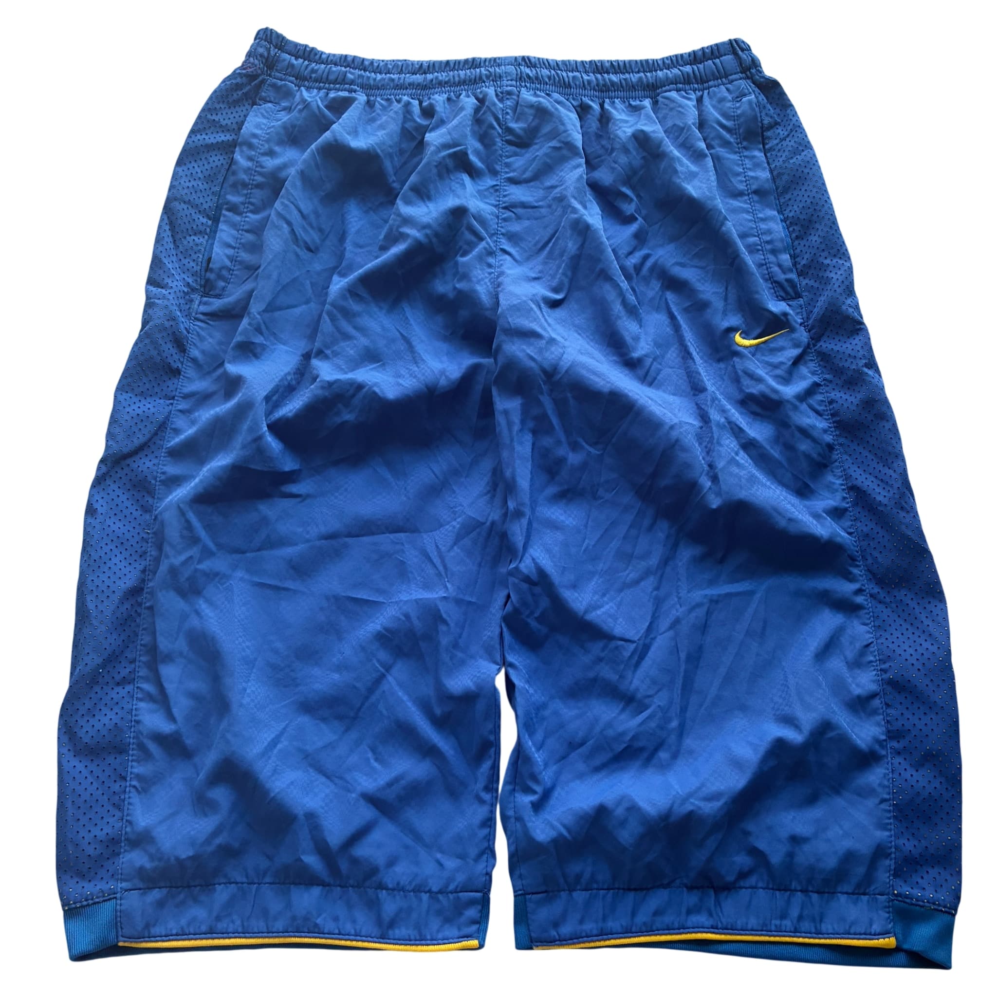Nike Vintage Blue and Yellow Athletic Shorts XXL — photo 1 of 8