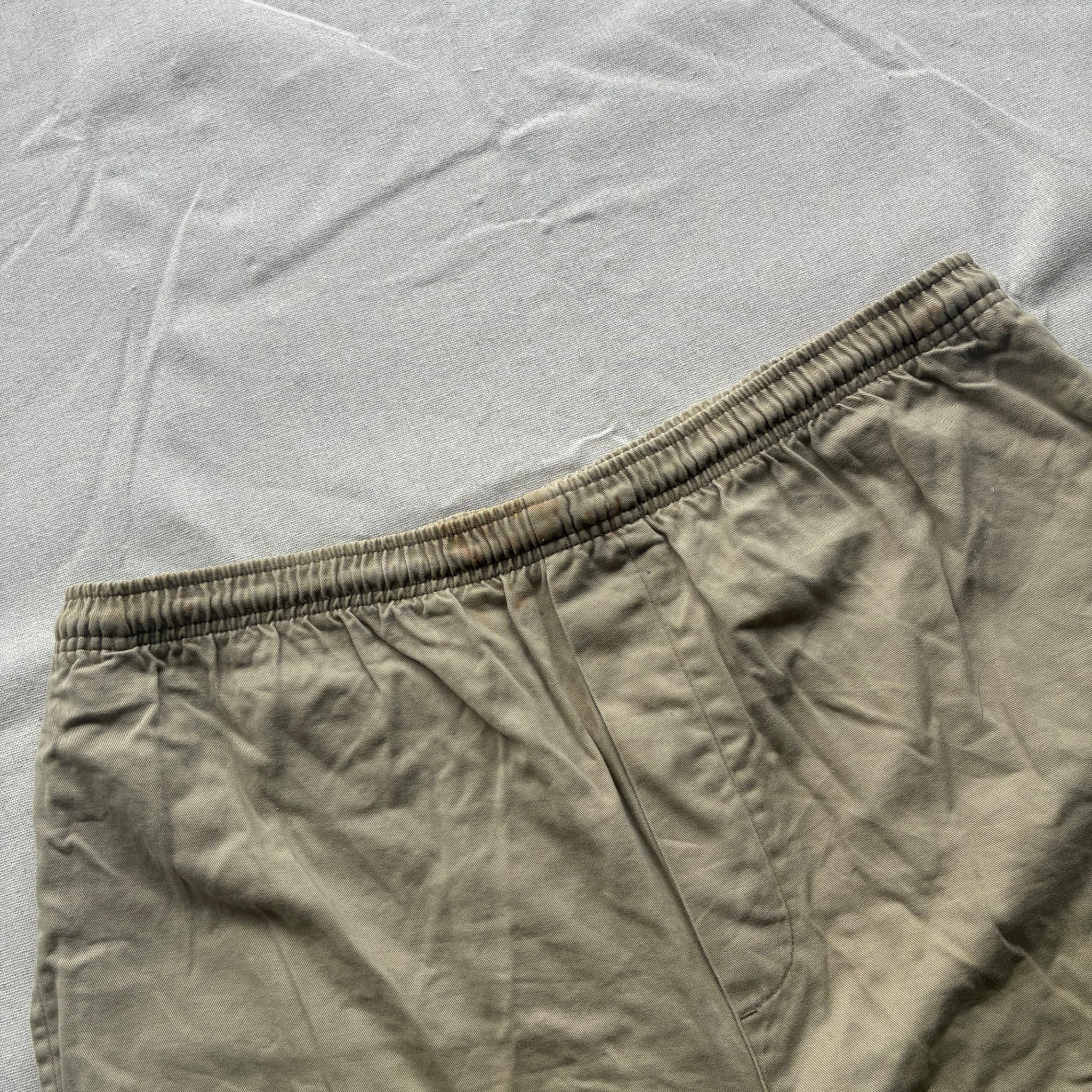 Nike Vintage Khaki Cotton Chino Shorts Baggy 2000s Release Size L — photo 3 of 7
