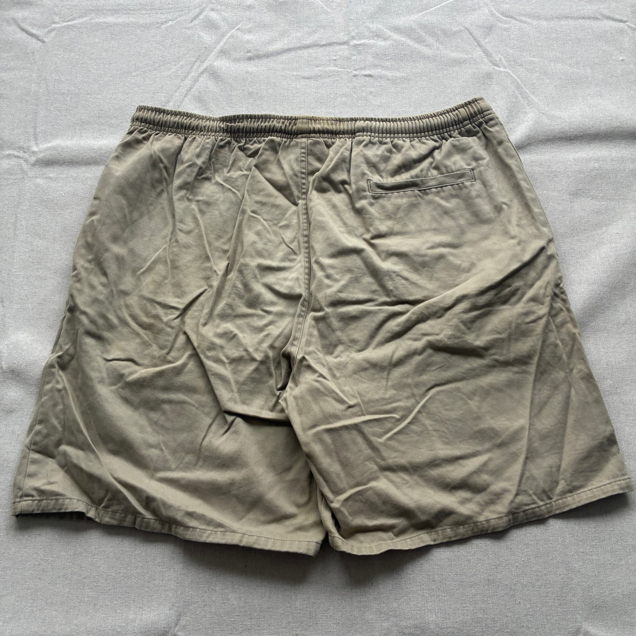 Nike Vintage Khaki Cotton Chino Shorts Baggy 2000s Release Size L — photo 5 of 7