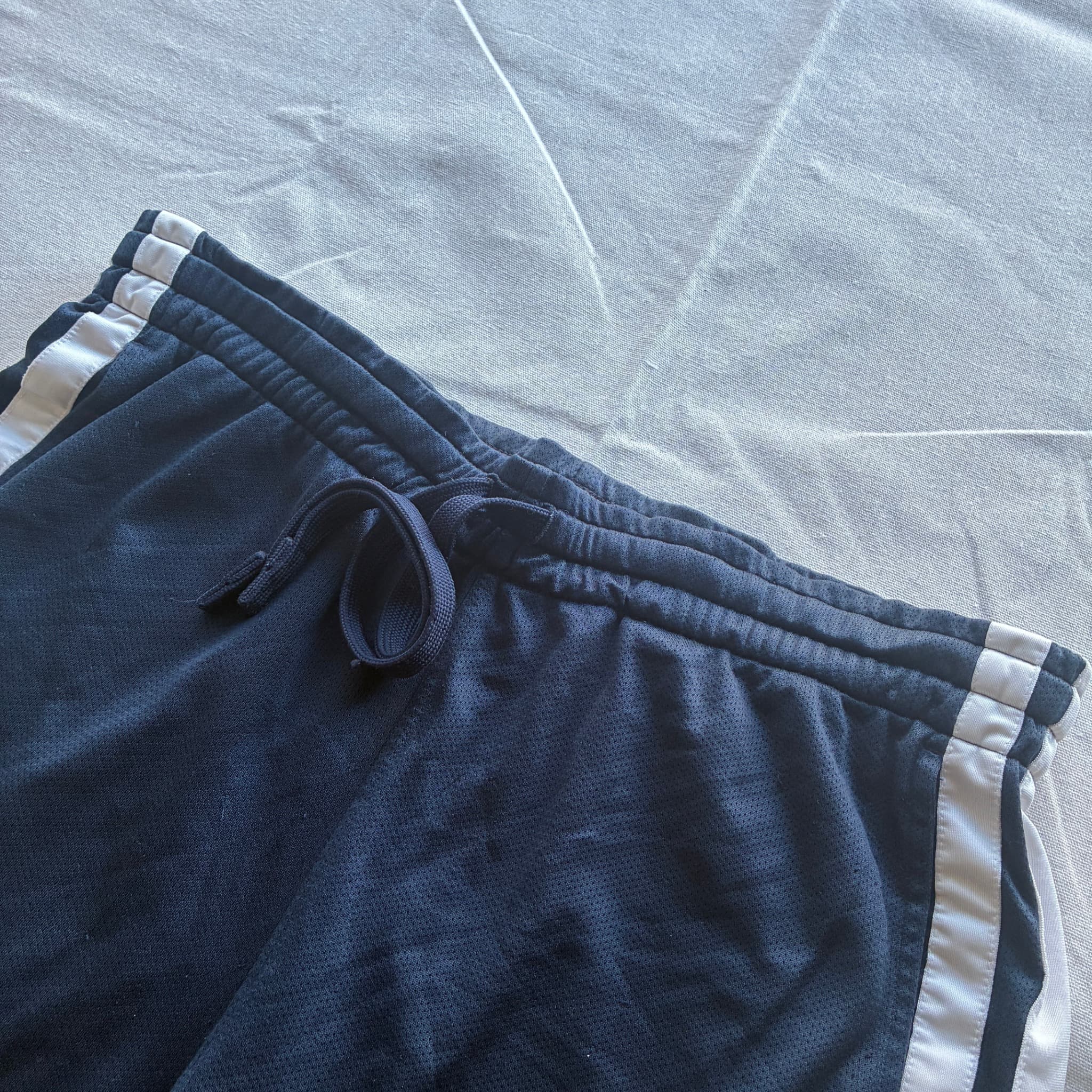Nike Vintage Mesh Basketball Shorts Navy White L — photo 3 of 6