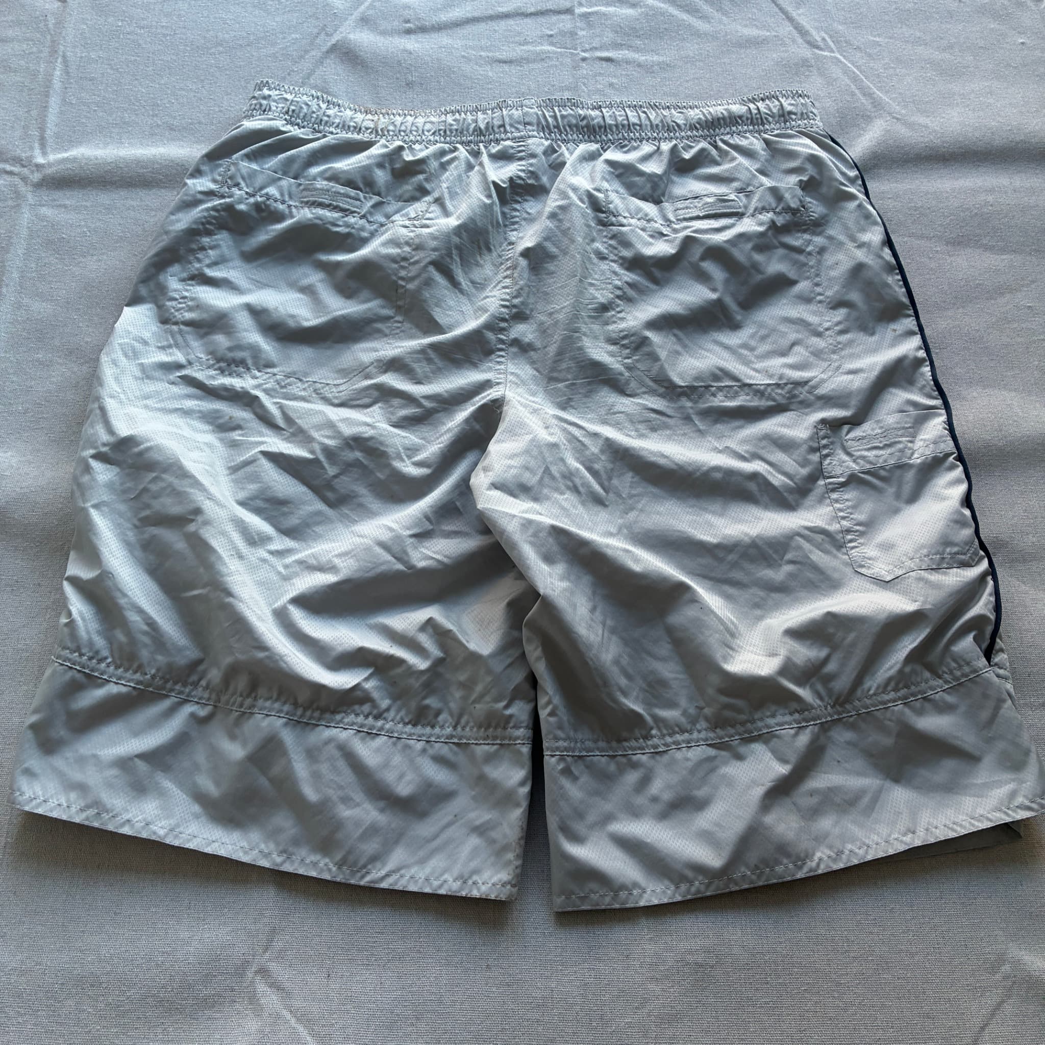 Nike Vintage Silver/Grey Athletic Shorts L — photo 6 of 8