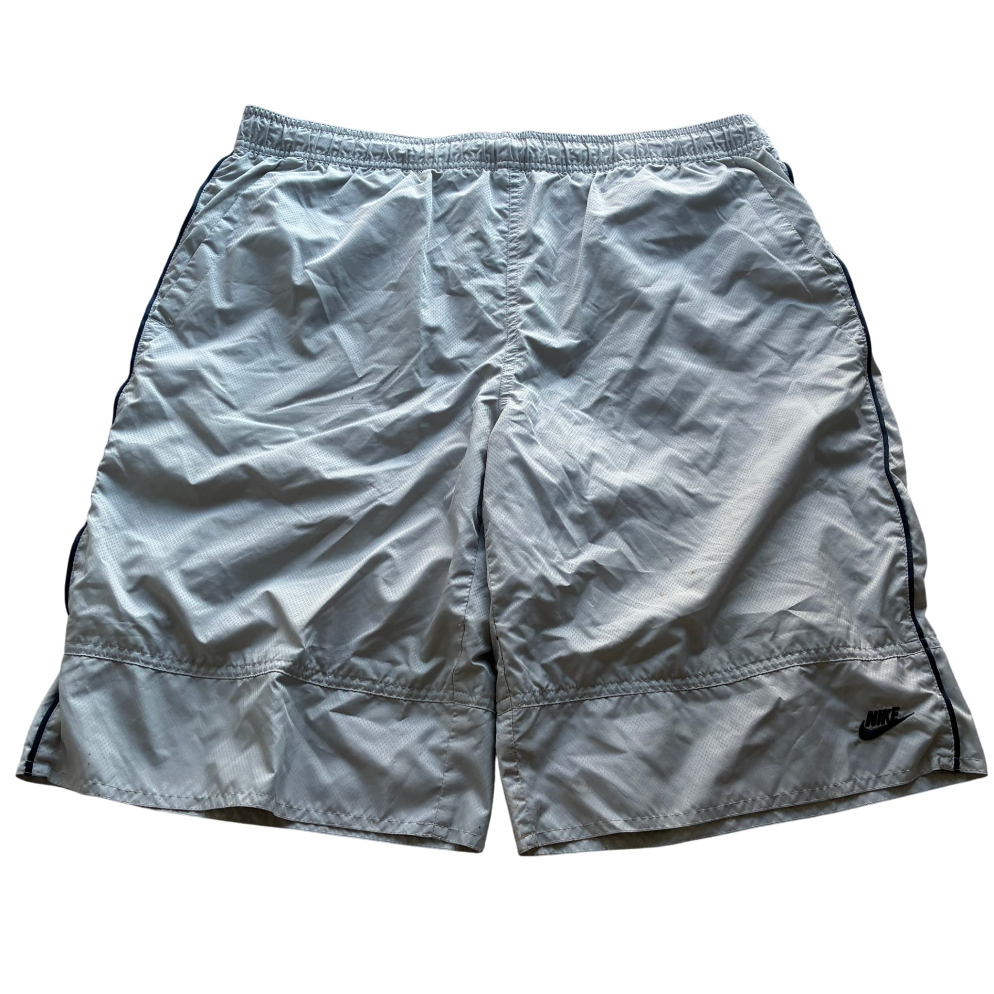 Nike Vintage Silver/Grey Athletic Shorts L — photo 1 of 8
