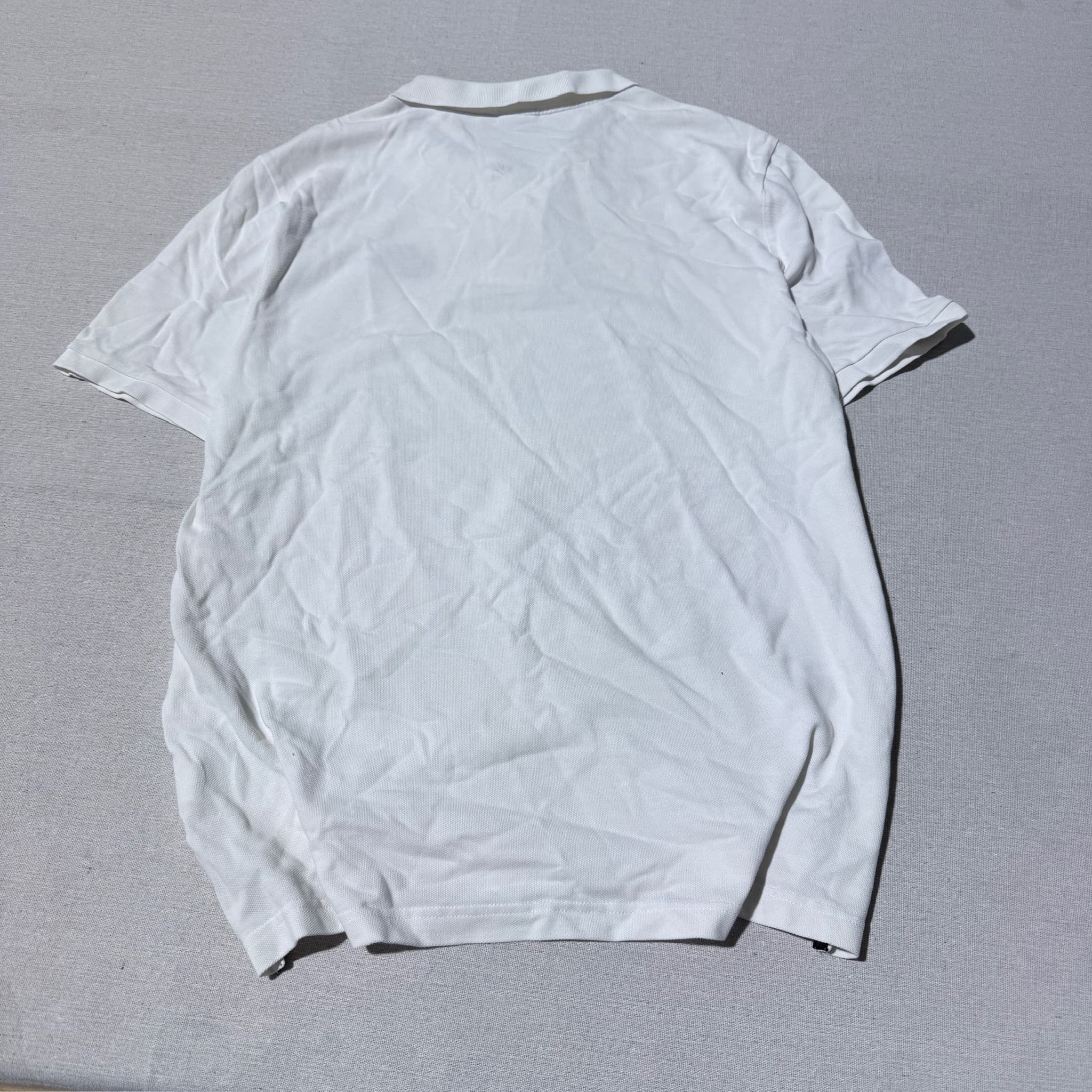 Nike Vintage White Polo Shirt With Gold Embroidered Logo XXL — photo 3 of 6