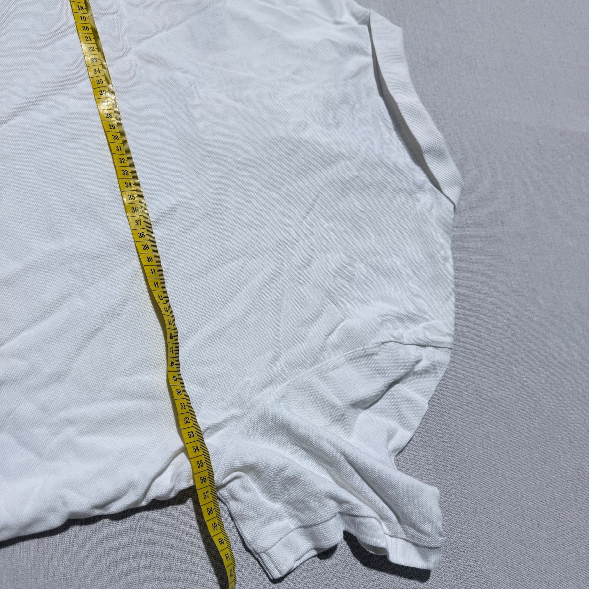 Nike Vintage White Polo Shirt With Gold Embroidered Logo XXL — photo 4 of 6