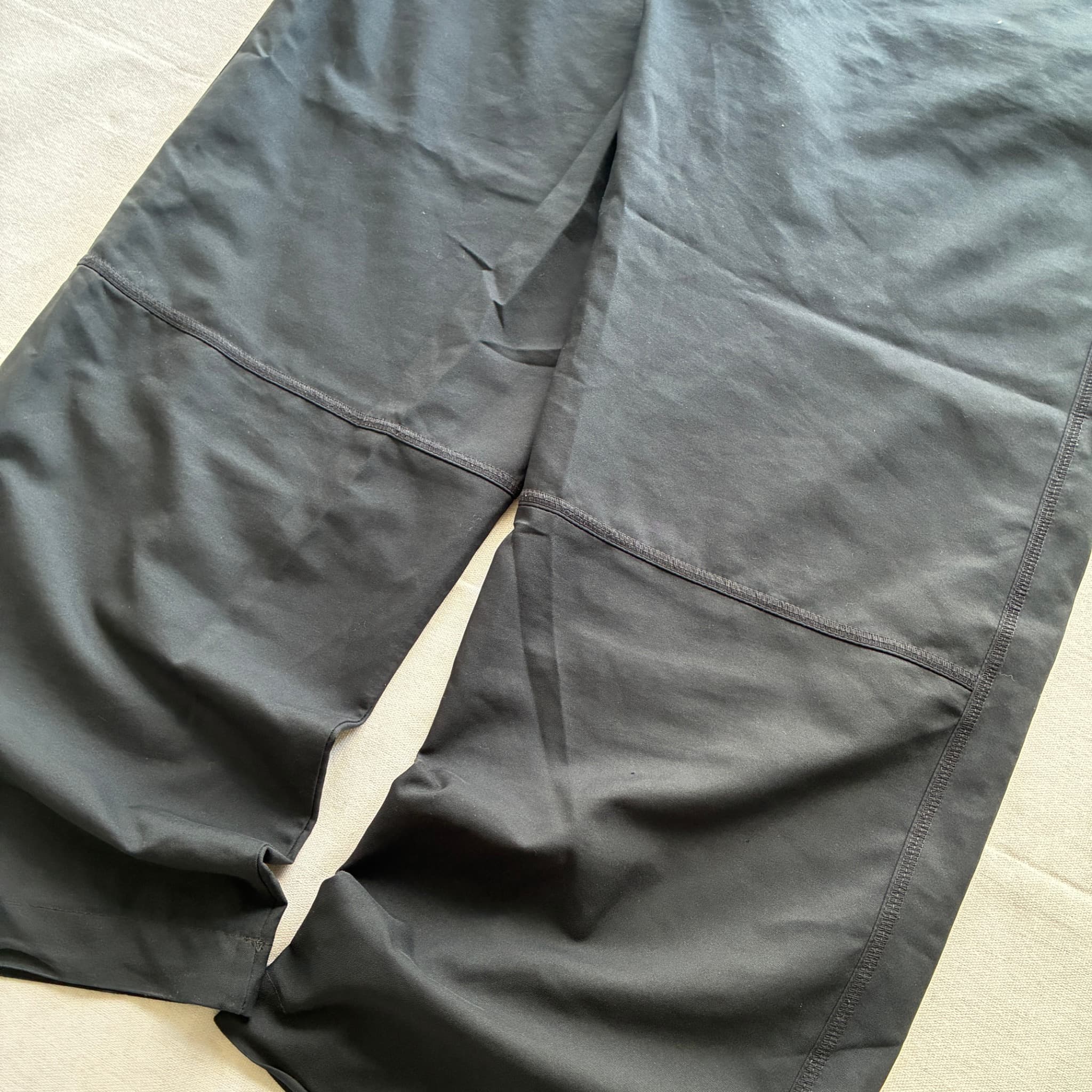 Nike Vintage Wide Leg Track Pants Black Baggy 2000s Release Size L — photo 6 of 7