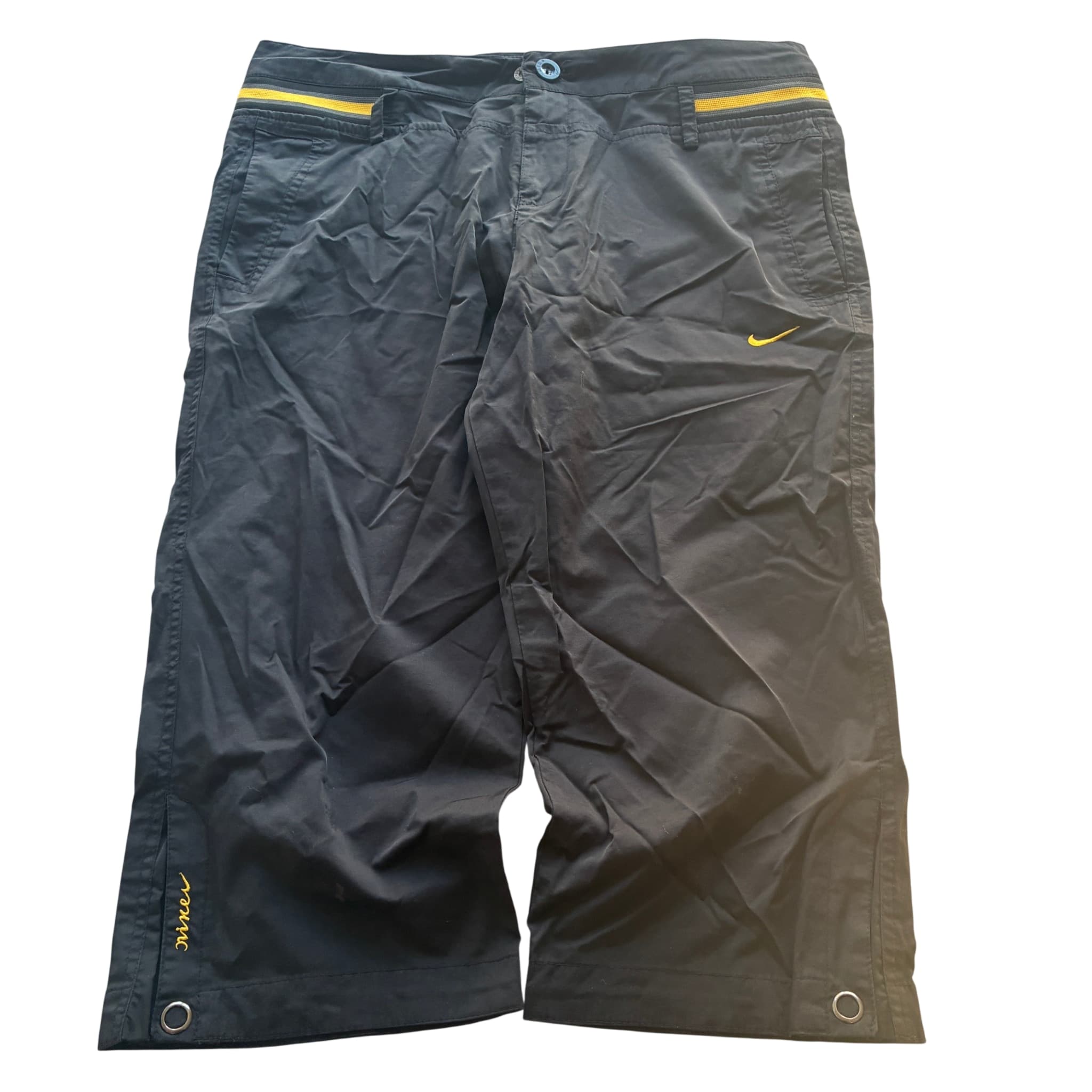 Nike Women's Black Yellow Capri Pants XXL — photo 1 of 8