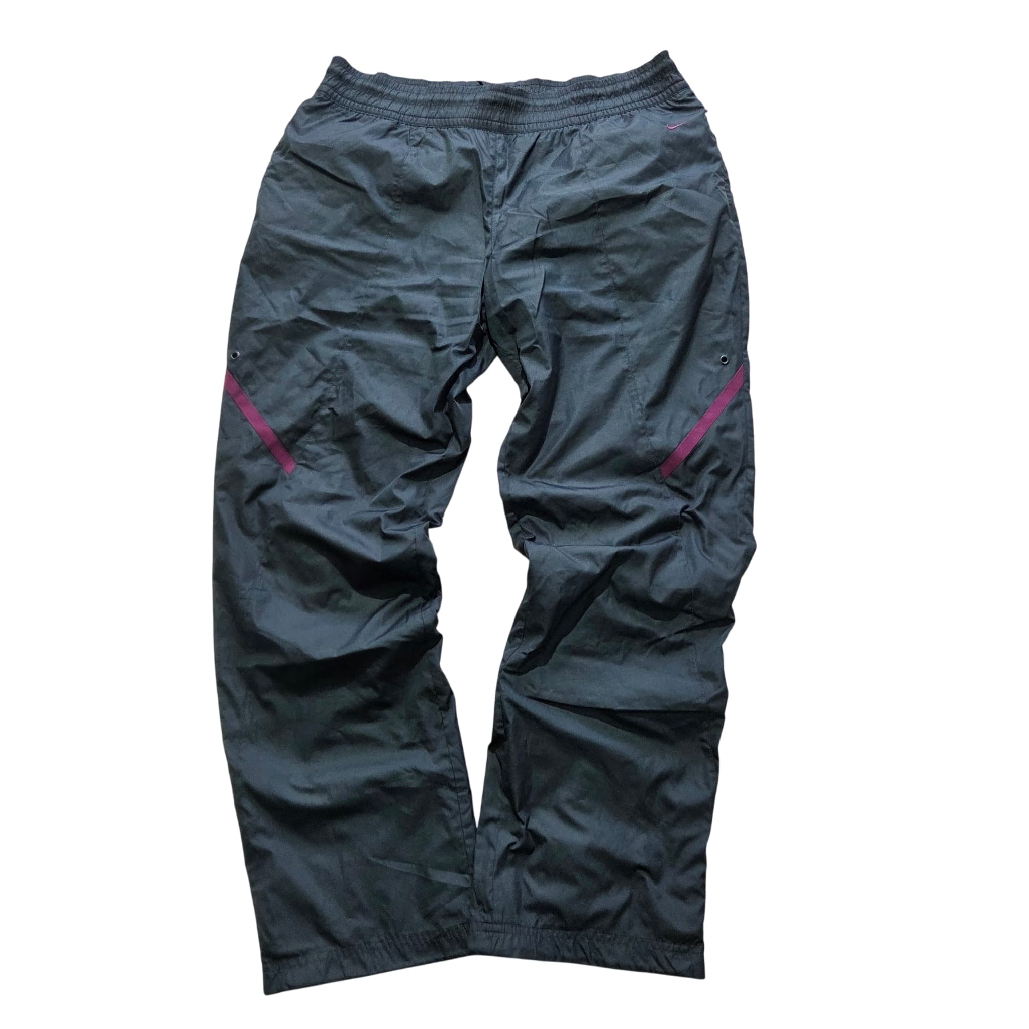 Nike Women's Dri-FIT Essential Running Pants Black 2000s Baggy Vintage Size L — photo 1 of 6