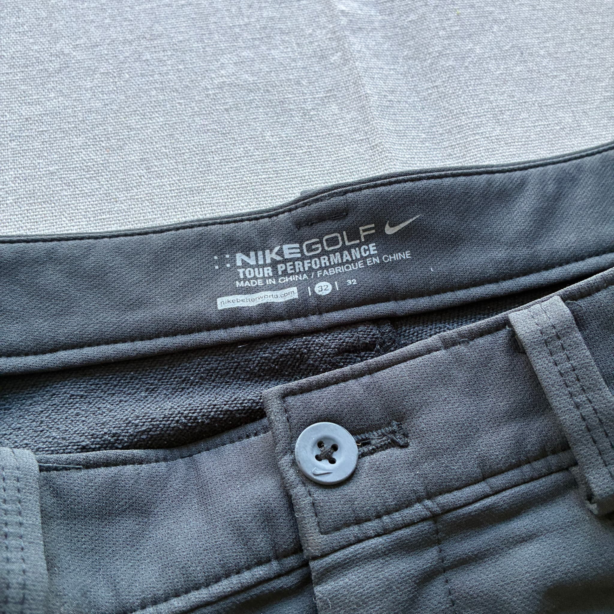 NIKEGOLF Golf Tour Performance Grey Trousers Men's Size 32 — photo 4 of 7