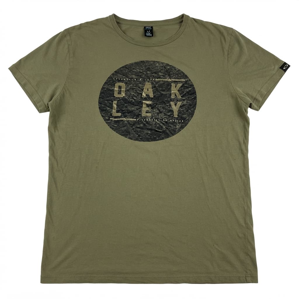 Oakley Olive Green Graphic T-Shirt Men's Large — photo 1 of 6