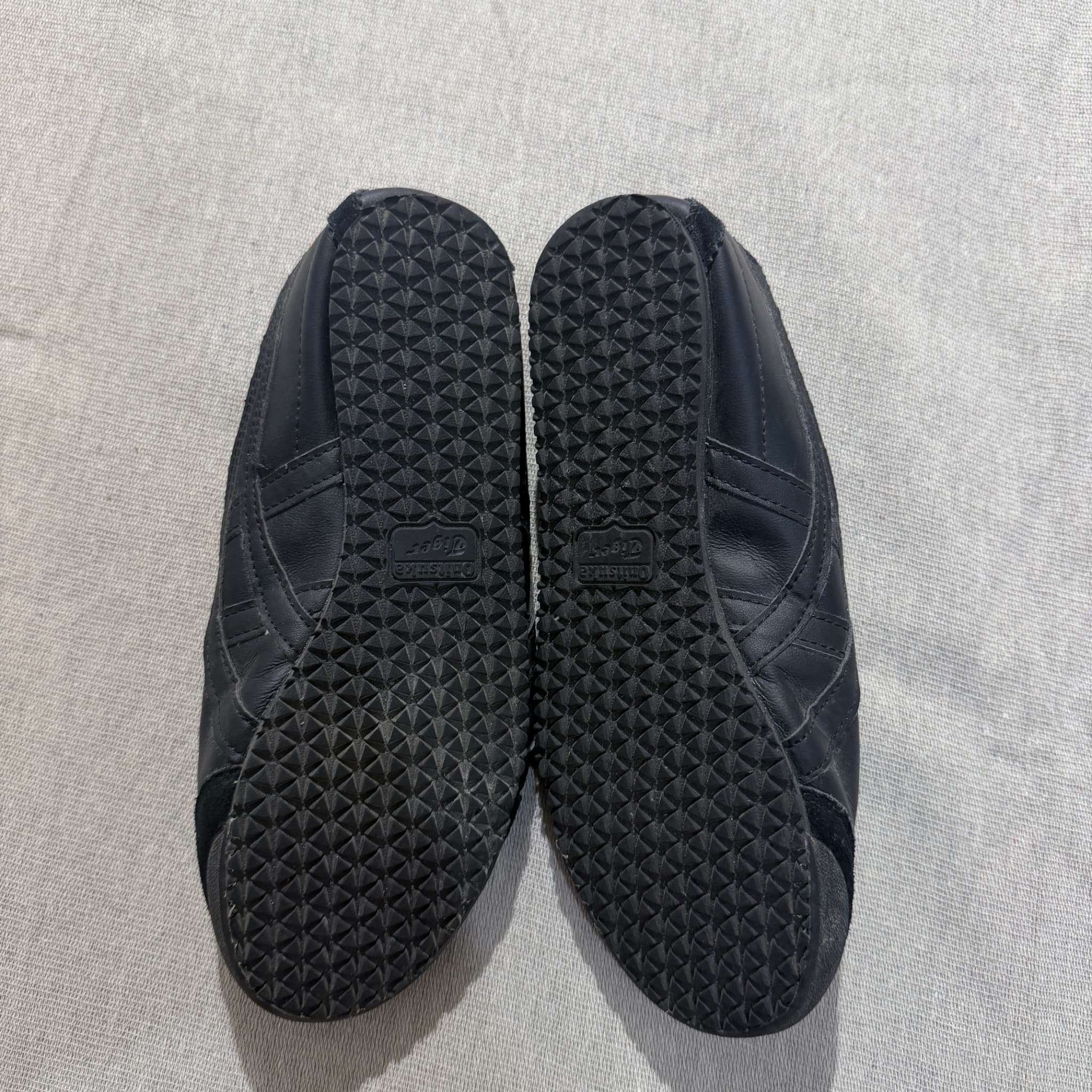 Onitsuka Tiger Mexico 66 Sneakers Black Leather Low Top Size 6 UK — photo 5 of 8