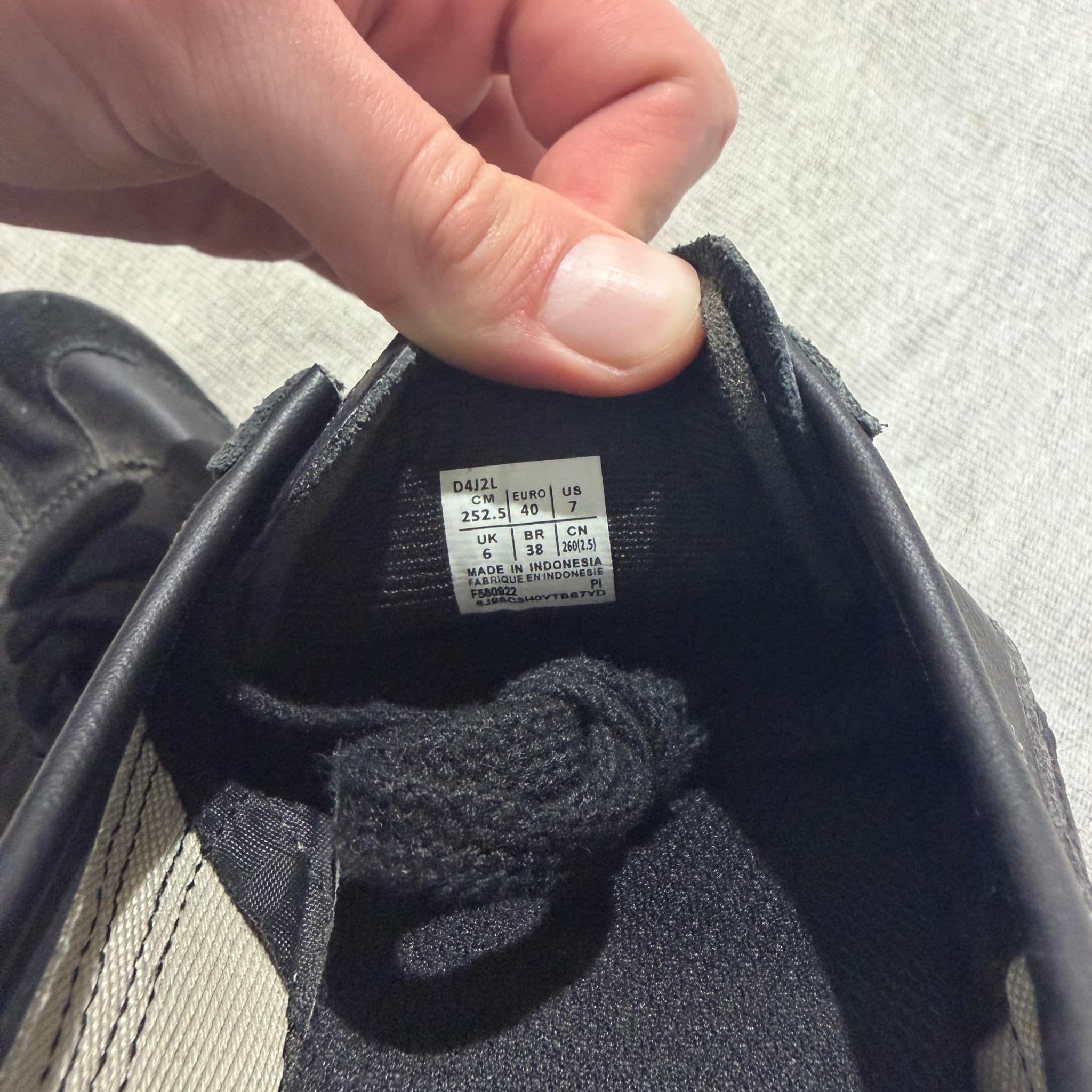 Onitsuka Tiger Mexico 66 Sneakers Black Leather Low Top Size 6 UK — photo 7 of 8