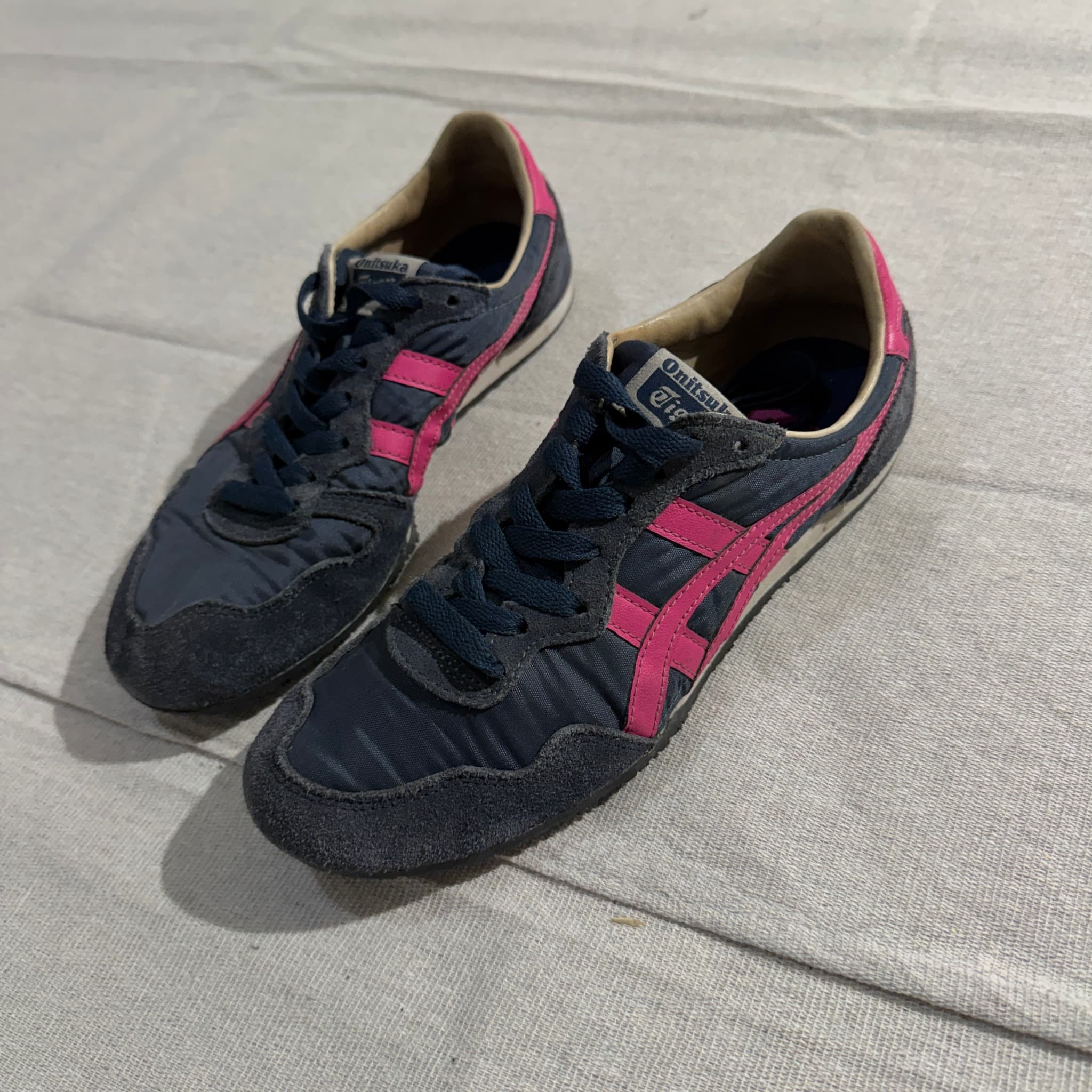 Onitsuka Tiger Serrano Sneakers Navy Pink Women's Size 38 — photo 3 of 10