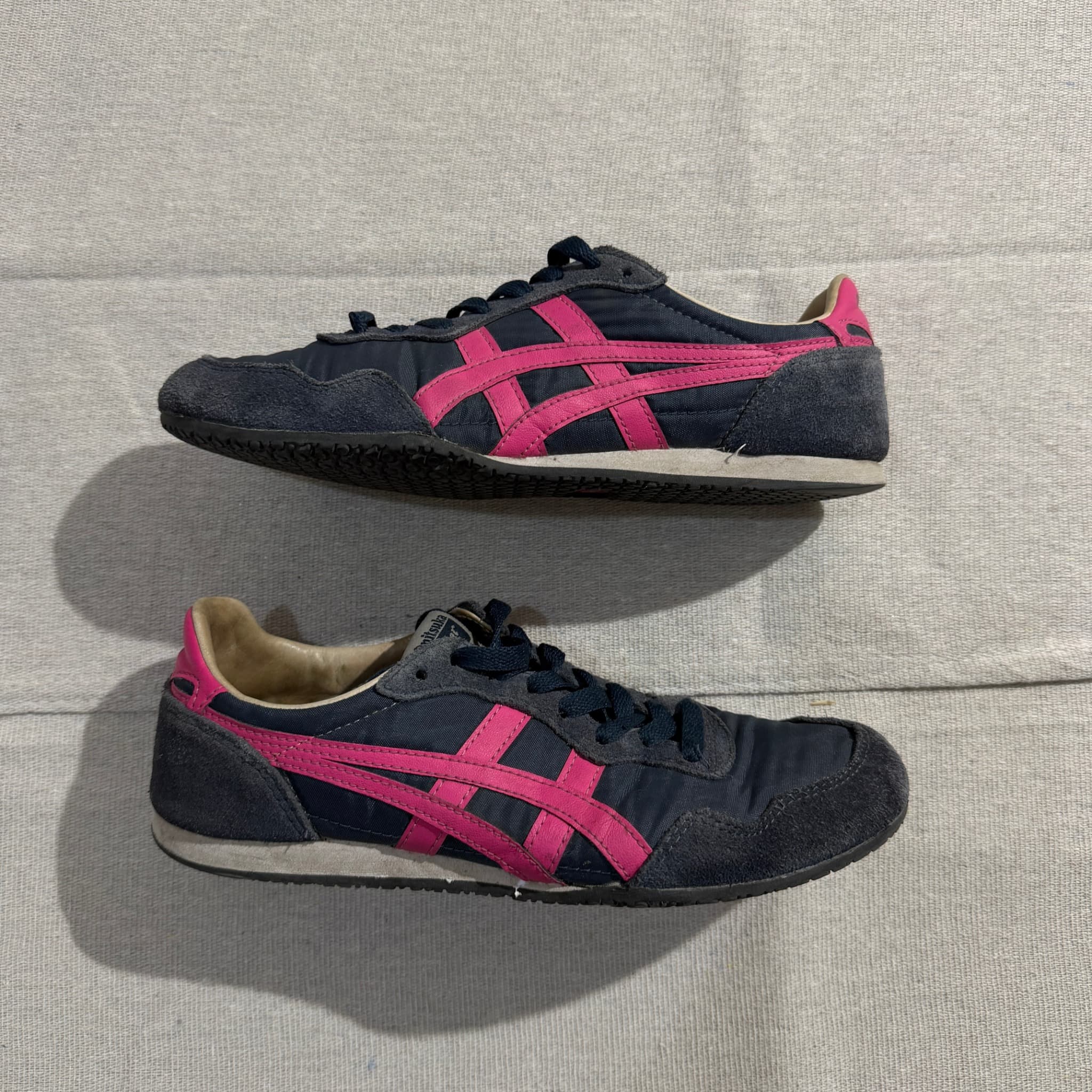Onitsuka Tiger Serrano Sneakers Navy Pink Women's Size 38 — photo 4 of 10