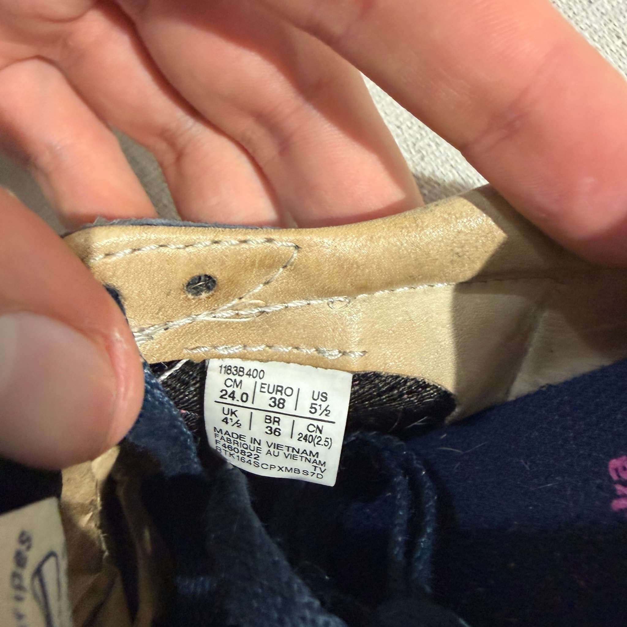 Onitsuka Tiger Serrano Sneakers Navy Pink Women's Size 38 — photo 7 of 10