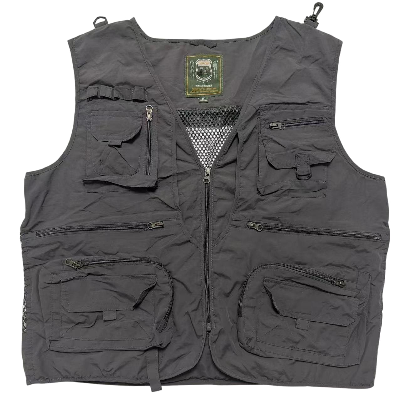 Outdoor Utility Fishing Vest Grey 3XL — photo 1 of 7