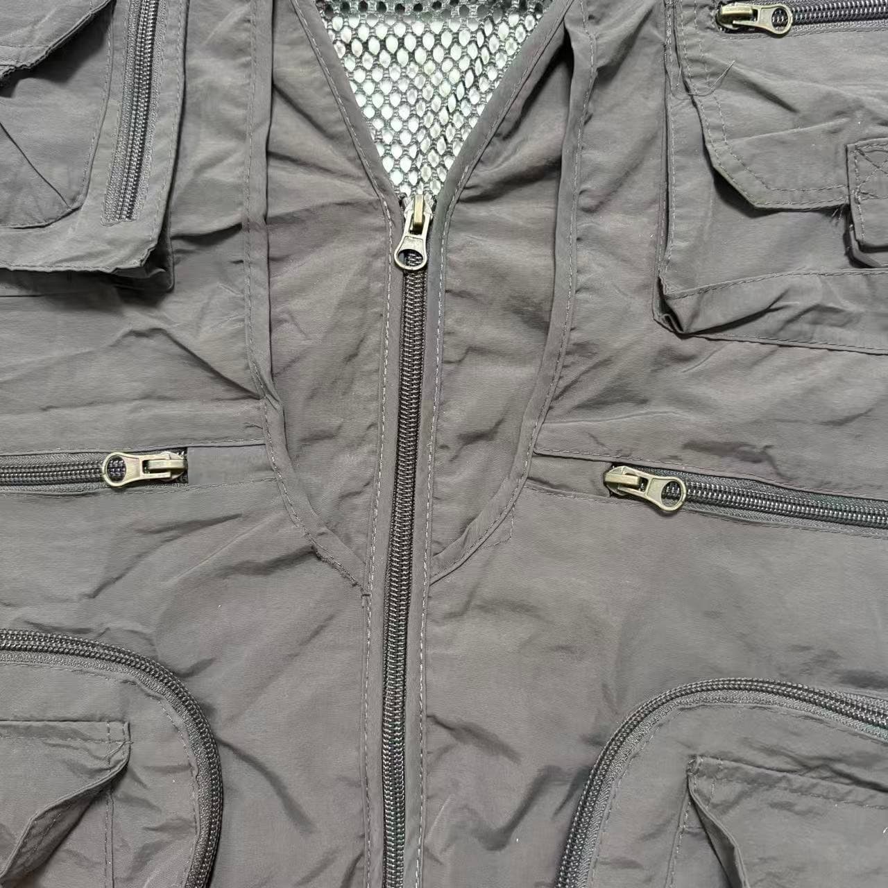 Outdoor Utility Fishing Vest Grey 3XL — photo 6 of 7