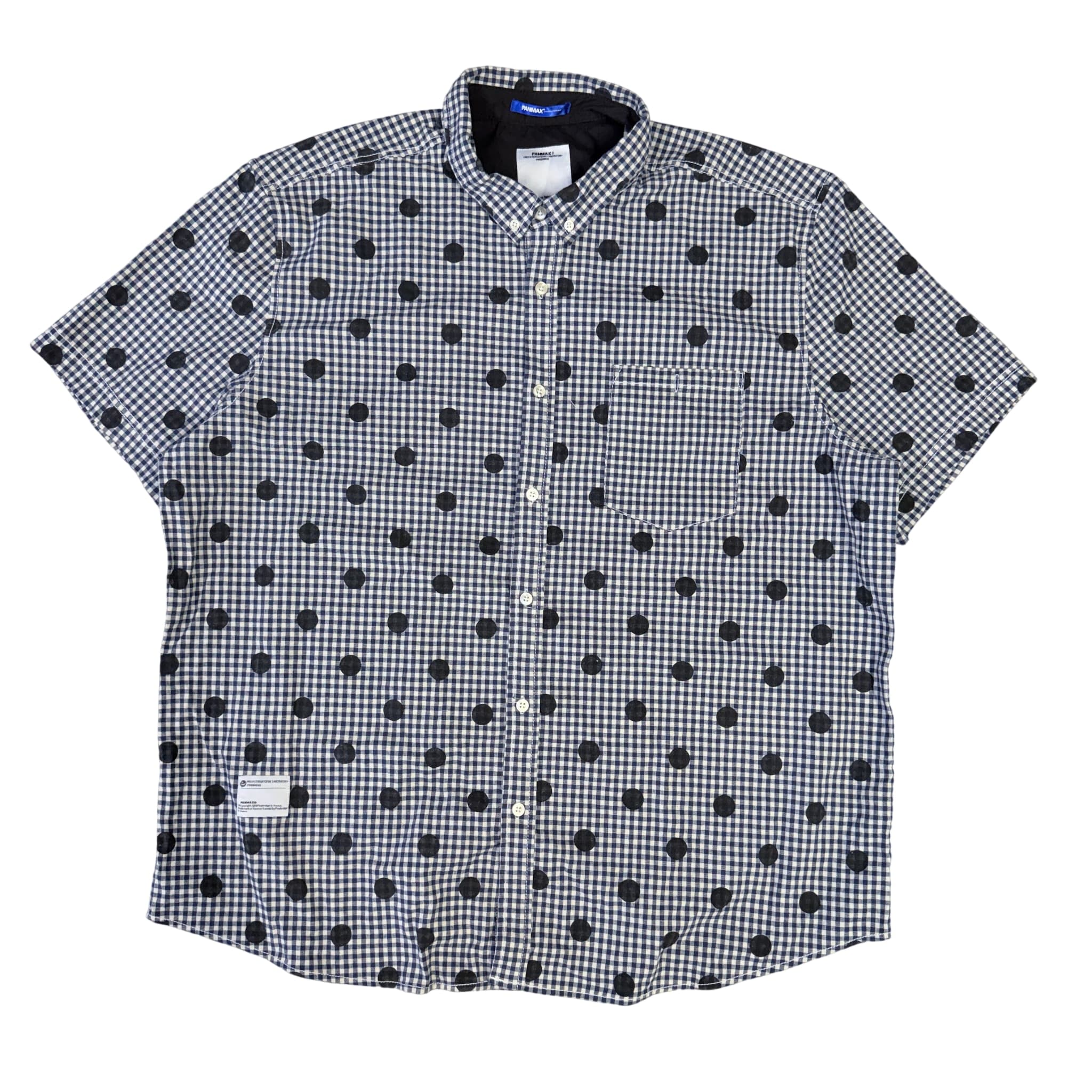 Panmax Gingham Polka Dot Short Sleeve Button Down Shirt — photo 1 of 7
