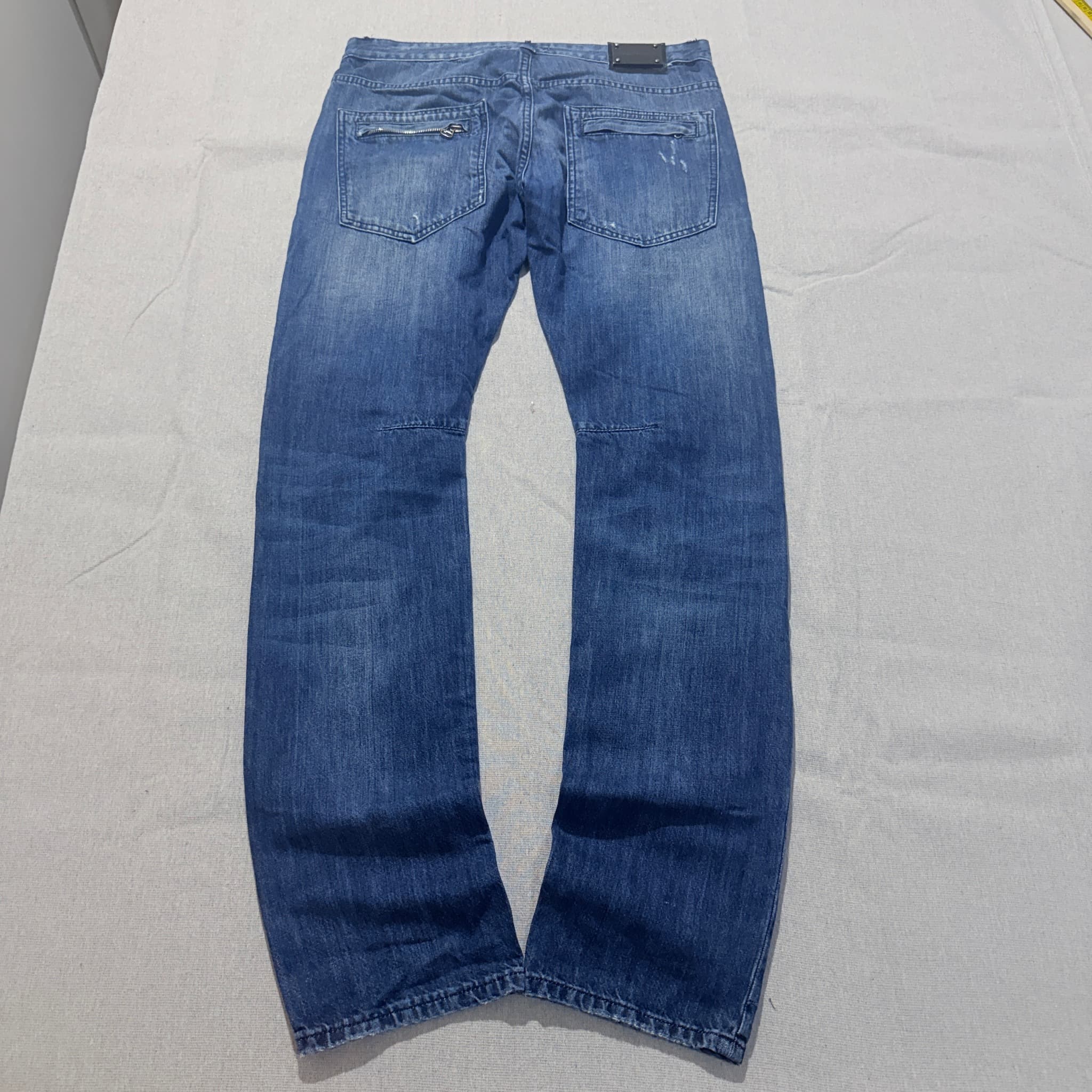 Pierre Balmain Men's Blue Denim Jeans Tapered Leg Size 35 — photo 2 of 11