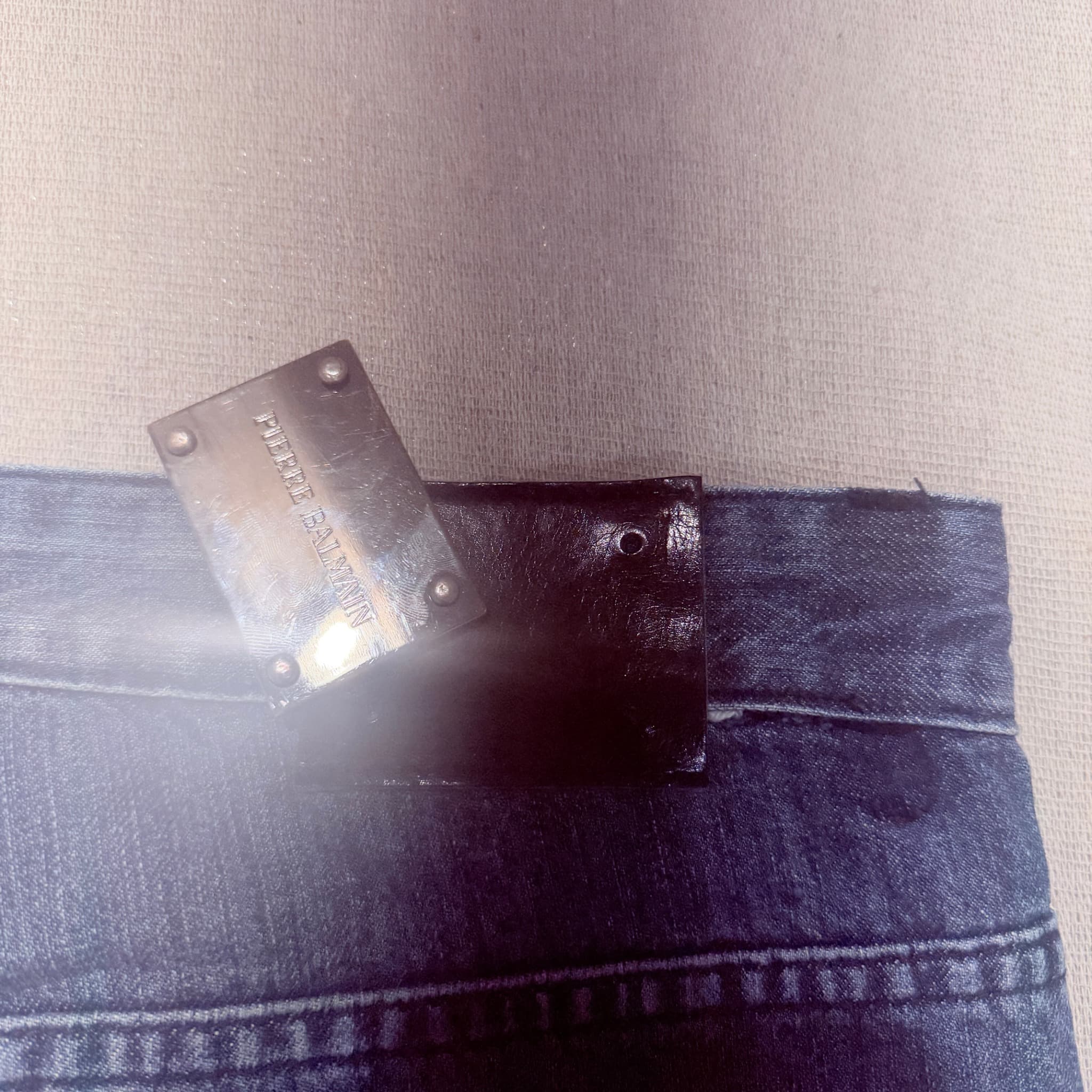 Pierre Balmain Men's Blue Denim Jeans Tapered Leg Size 35 — photo 5 of 11