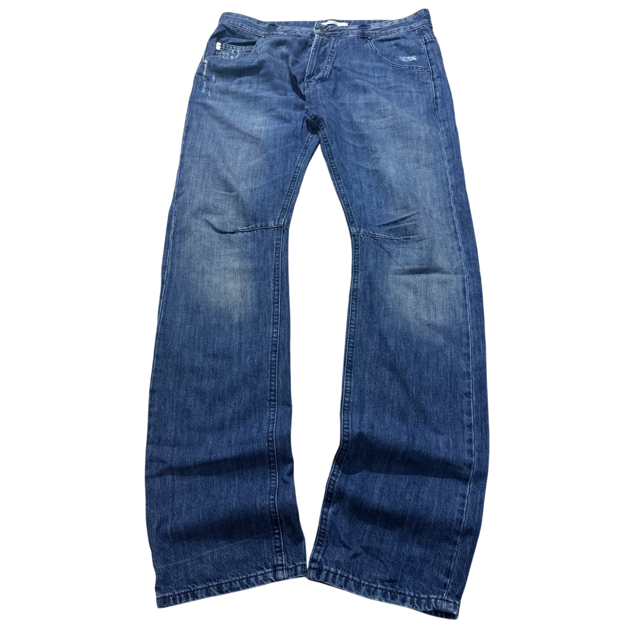 Pierre Balmain Men's Blue Denim Jeans Tapered Leg Size 35 — photo 1 of 11