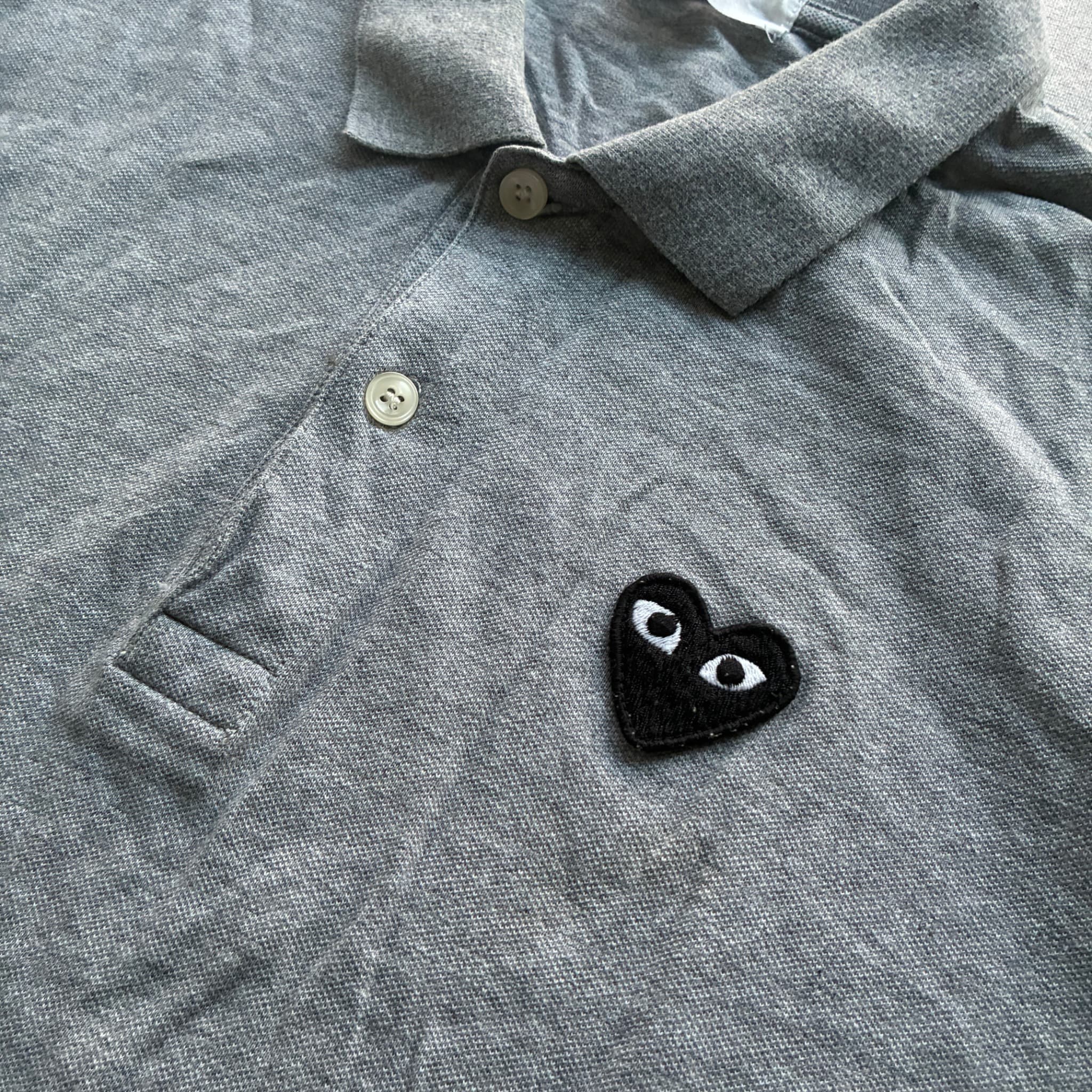 PLAY COMME des GARÇONS Grey Polo Shirt — photo 3 of 7