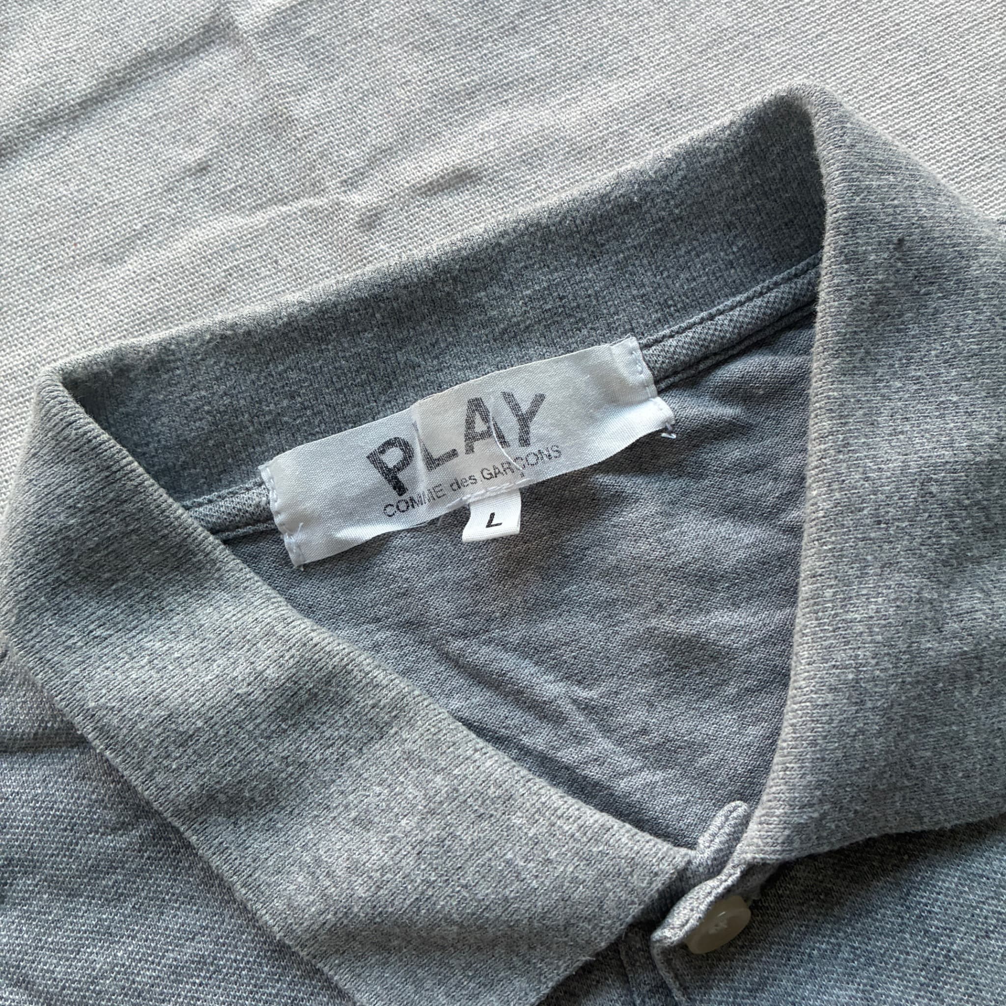 PLAY COMME des GARÇONS Grey Polo Shirt — photo 4 of 7