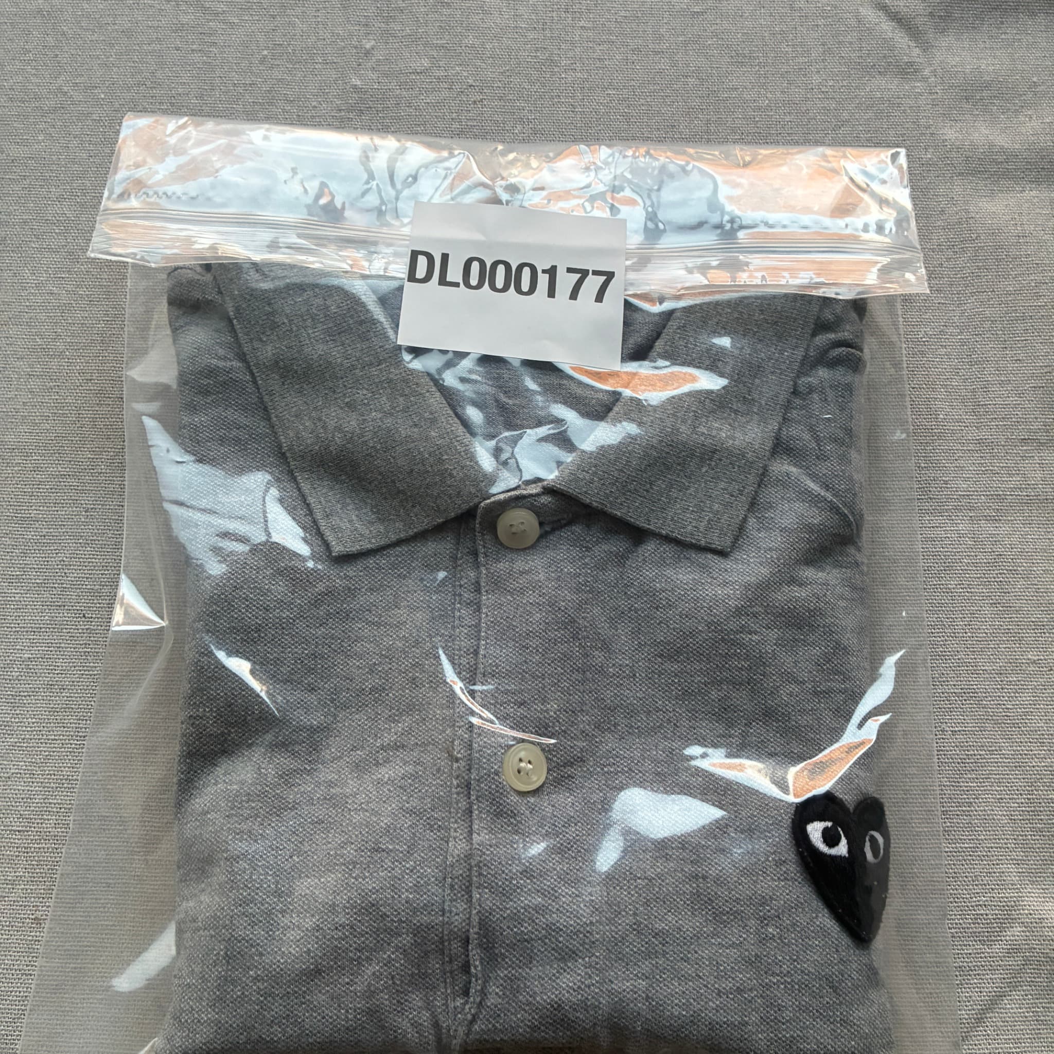 PLAY COMME des GARÇONS Grey Polo Shirt — photo 7 of 7