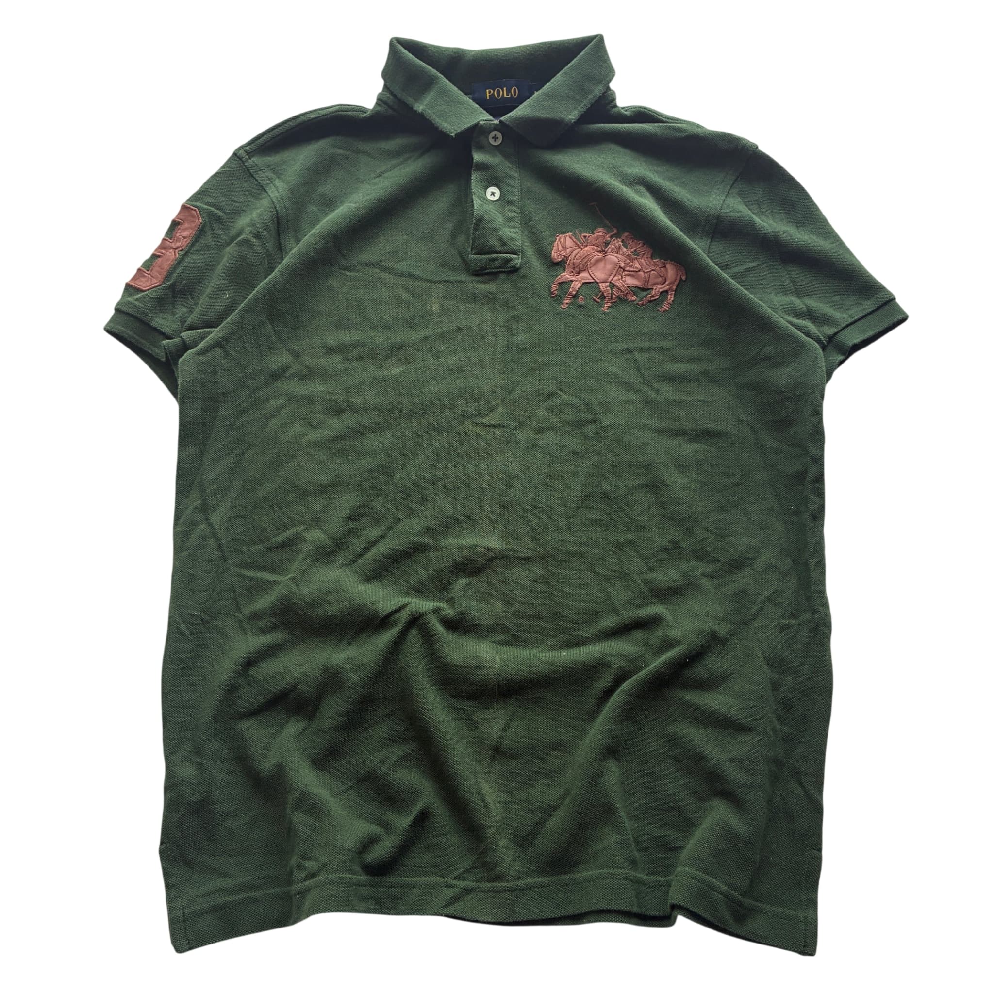 POLO Big Pony Multi-Horse Polo Shirt Green Size M — photo 1 of 6