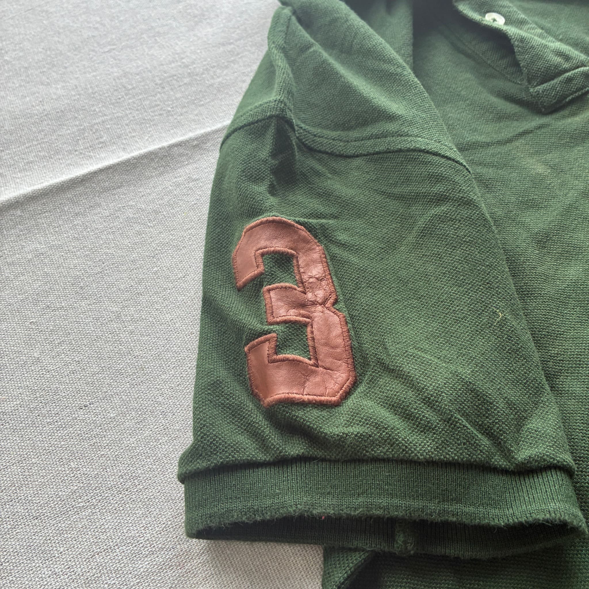 POLO Big Pony Multi-Horse Polo Shirt Green Size M — photo 3 of 6