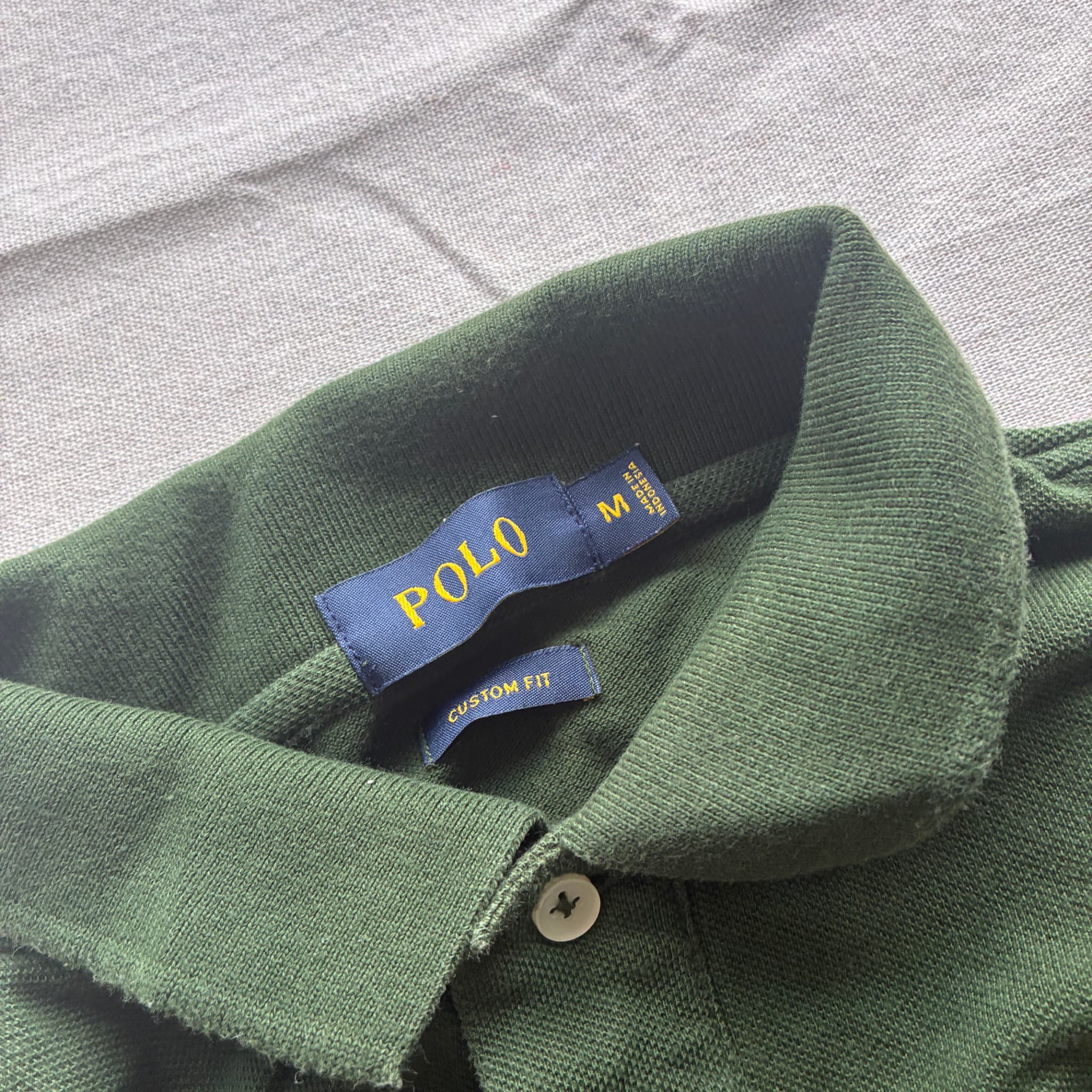 POLO Big Pony Multi-Horse Polo Shirt Green Size M — photo 4 of 6