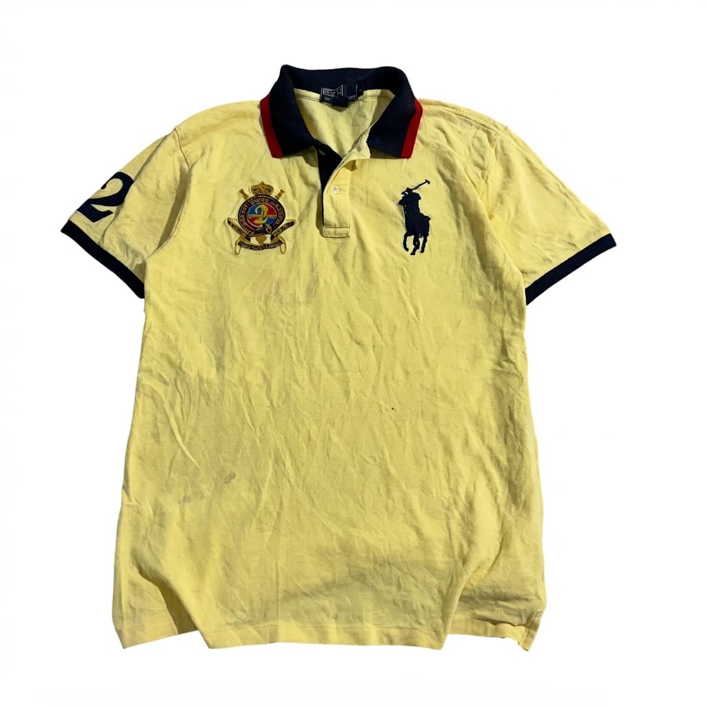 Polo by Ralph Lauren Big Pony Crest Polo Shirt Yellow L — photo 1 of 6