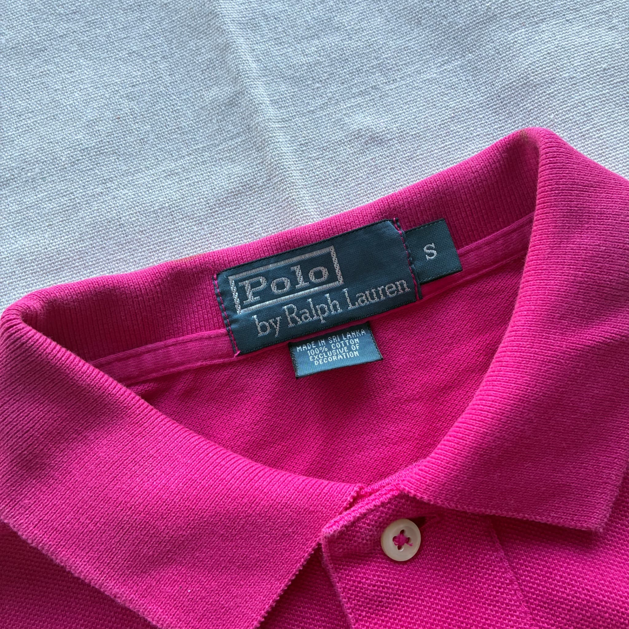 Polo by Ralph Lauren Big Pony Mesh Polo Shirt Pink Size S — photo 4 of 6