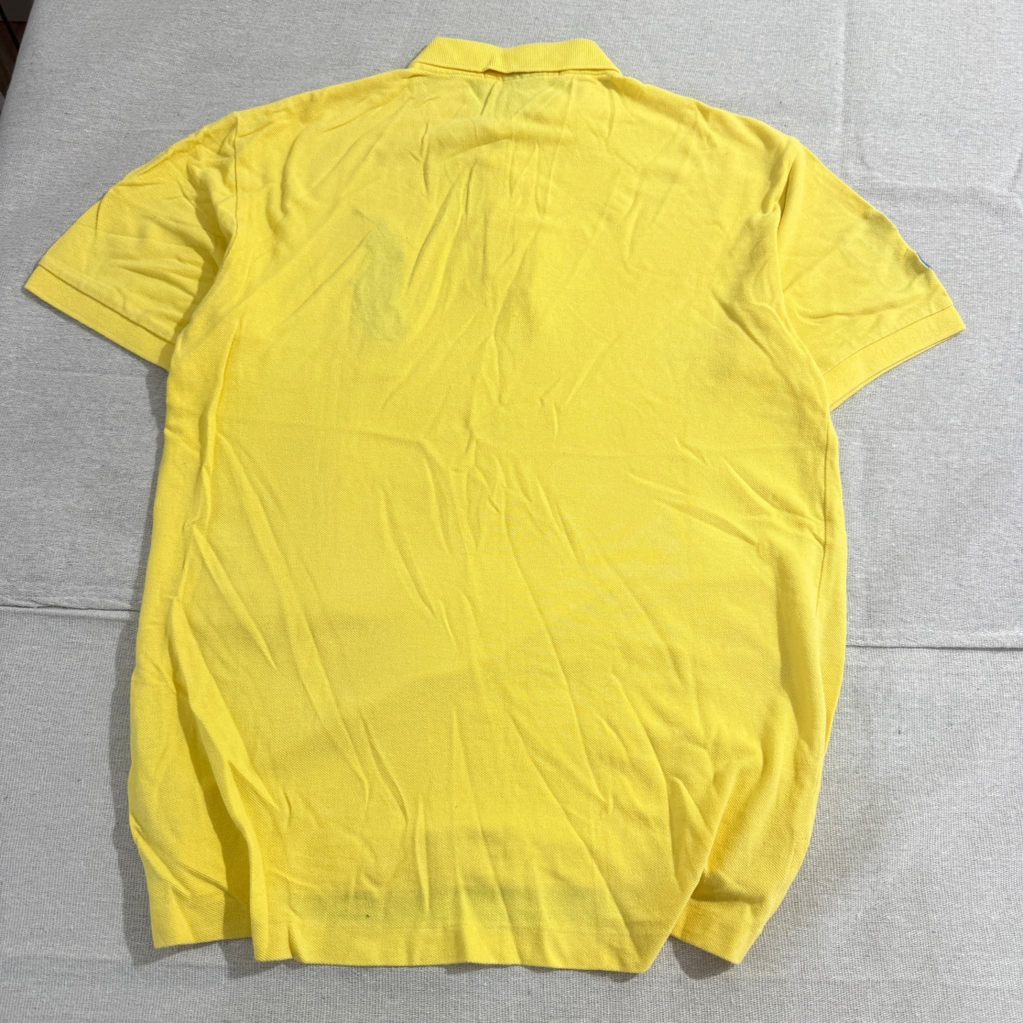 Polo by Ralph Lauren Big Pony Mesh Polo Shirt Yellow L — photo 4 of 5