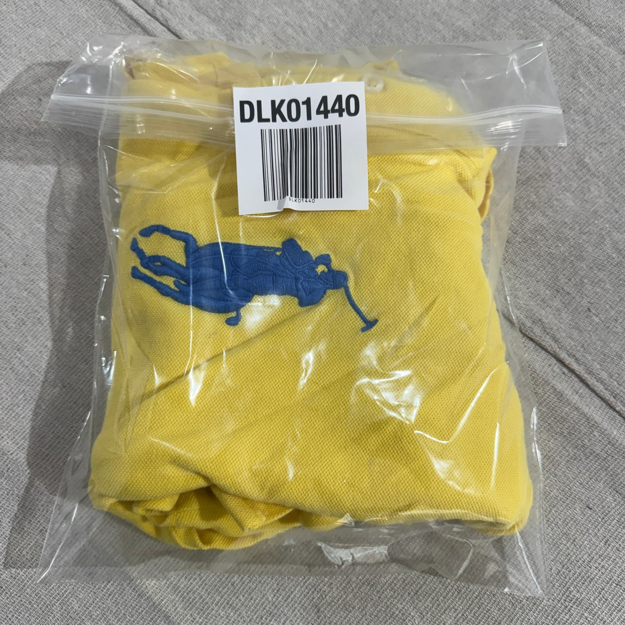 Polo by Ralph Lauren Big Pony Mesh Polo Shirt Yellow L — photo 5 of 5