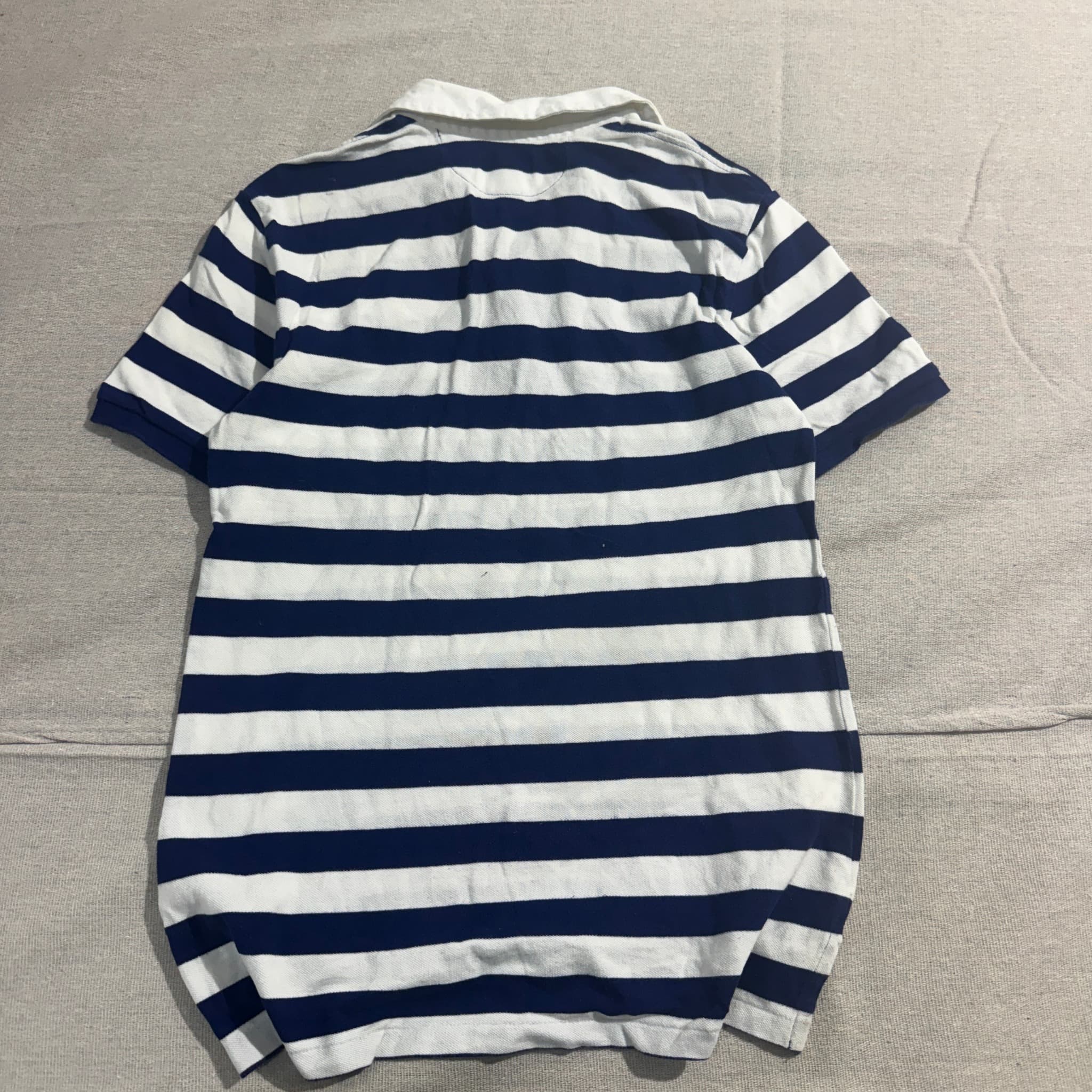 Polo by Ralph Lauren Boys Striped Polo Shirt Navy White L (14-16) — photo 5 of 6