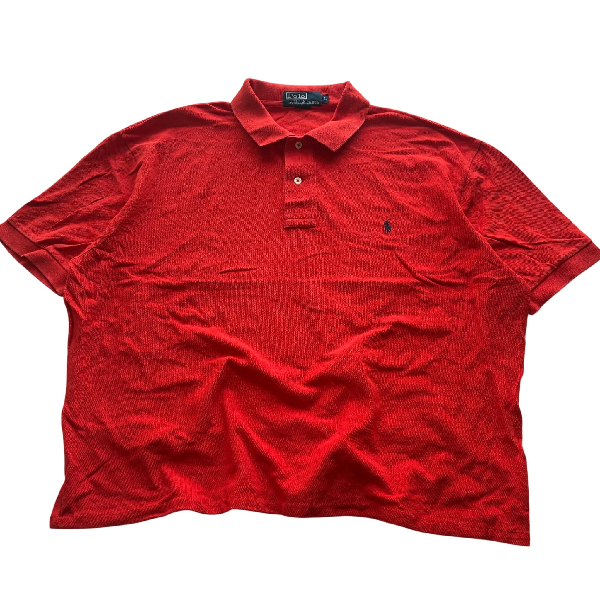 Polo by Ralph Lauren Classic Fit Mesh Polo Shirt Red Size L — photo 1 of 6