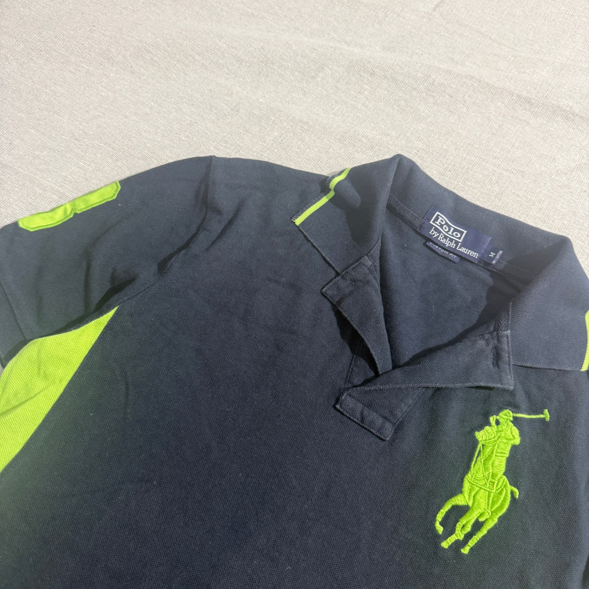 Polo by Ralph Lauren Custom Fit Big Pony Polo Navy M — photo 3 of 6