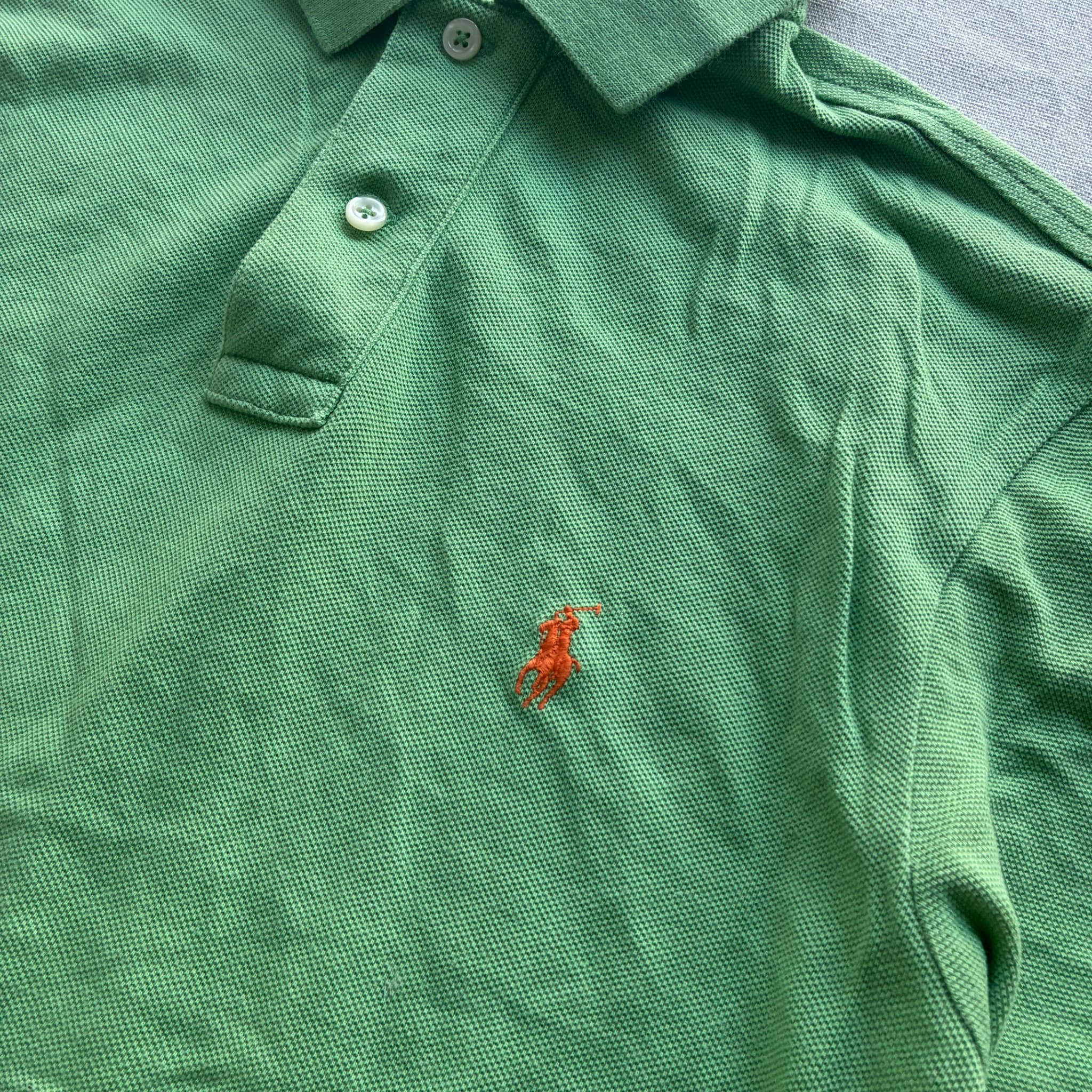 Polo by Ralph Lauren Green Custom Fit Polo Shirt M — photo 2 of 6