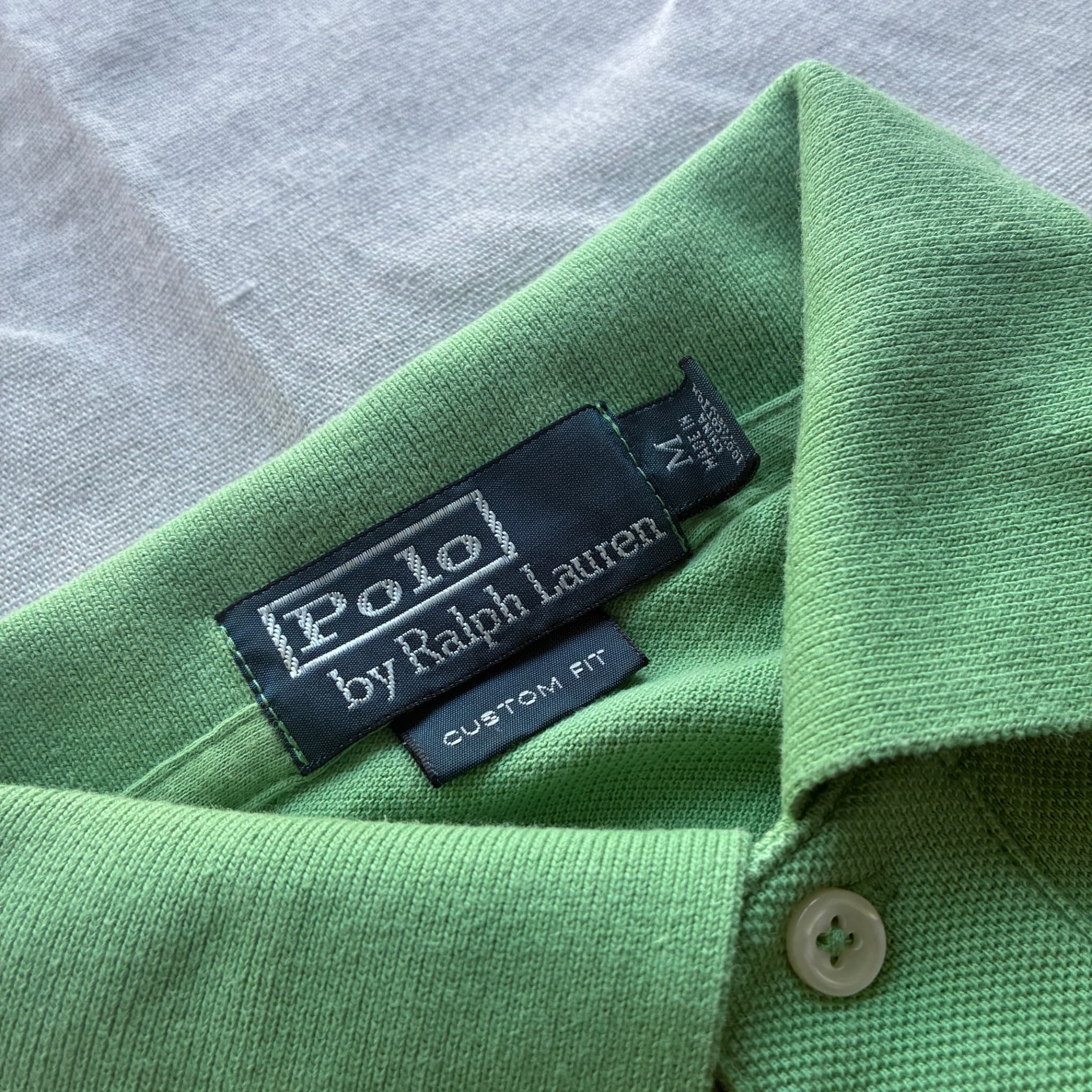 Polo by Ralph Lauren Green Custom Fit Polo Shirt M — photo 3 of 6