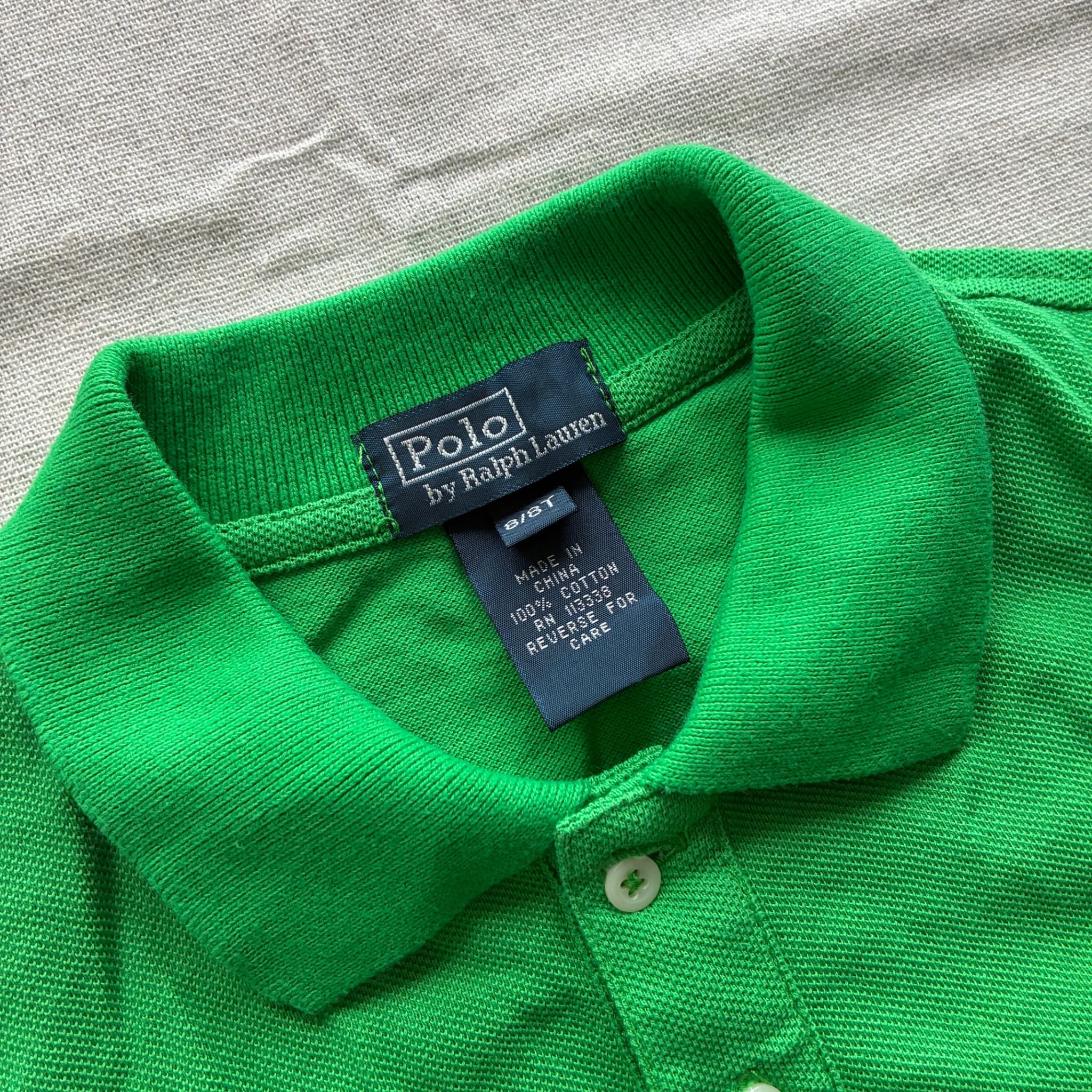 Polo by Ralph Lauren Green Polo Shirt Size 8 — photo 3 of 6