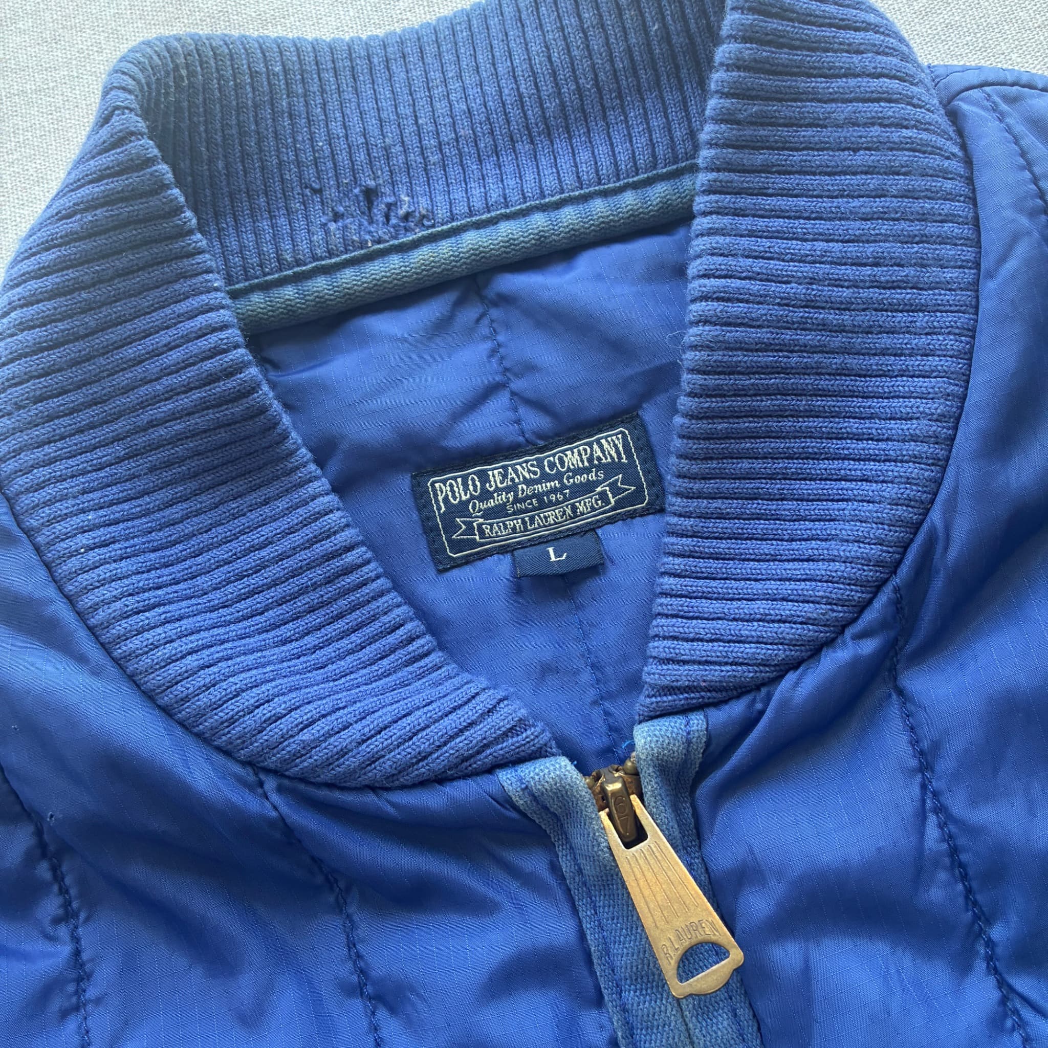 Polo Jeans Company Quilted Bomber Jacket — photo 4 of 6