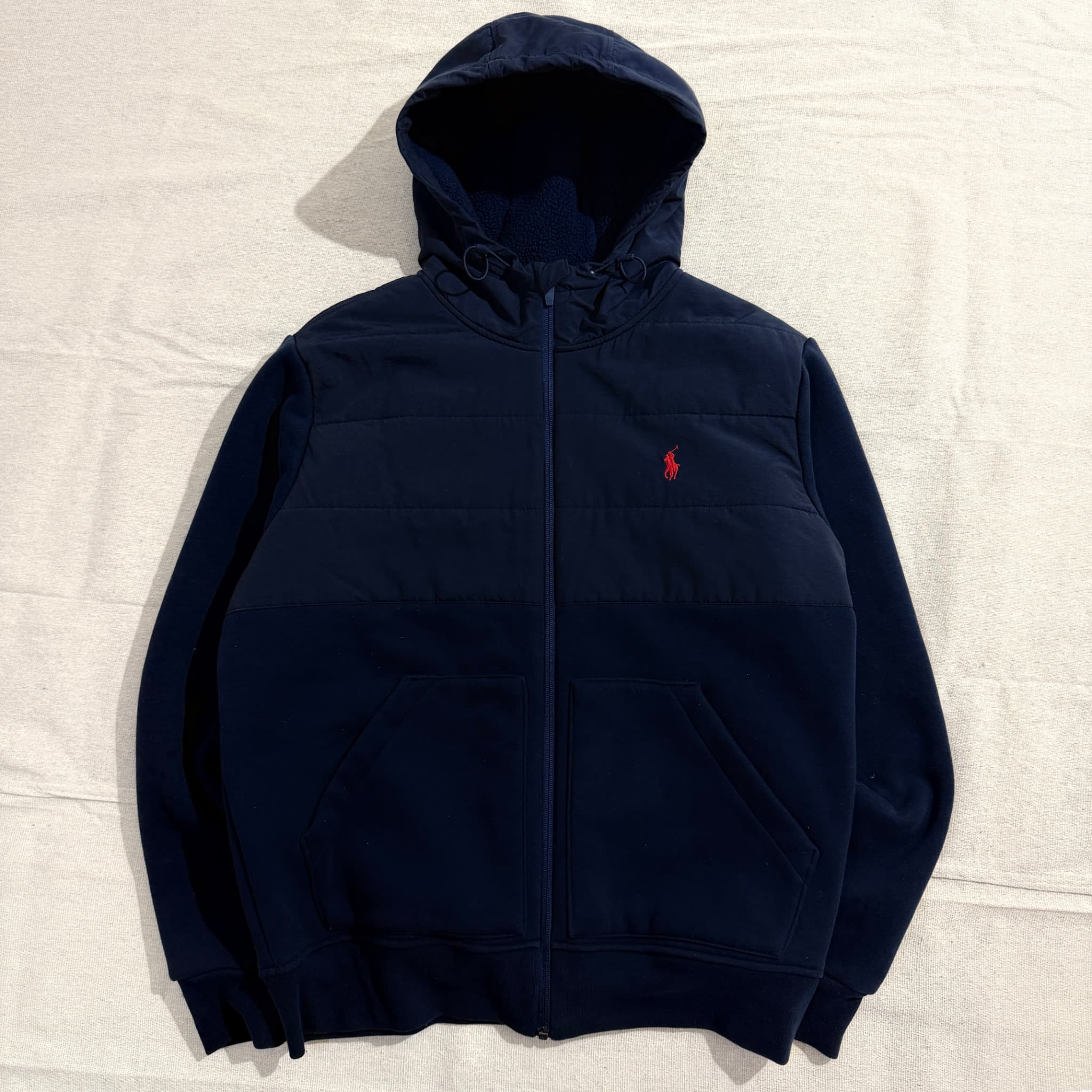Polo Navy Blue Full-Zip Hoodie — photo 1 of 8