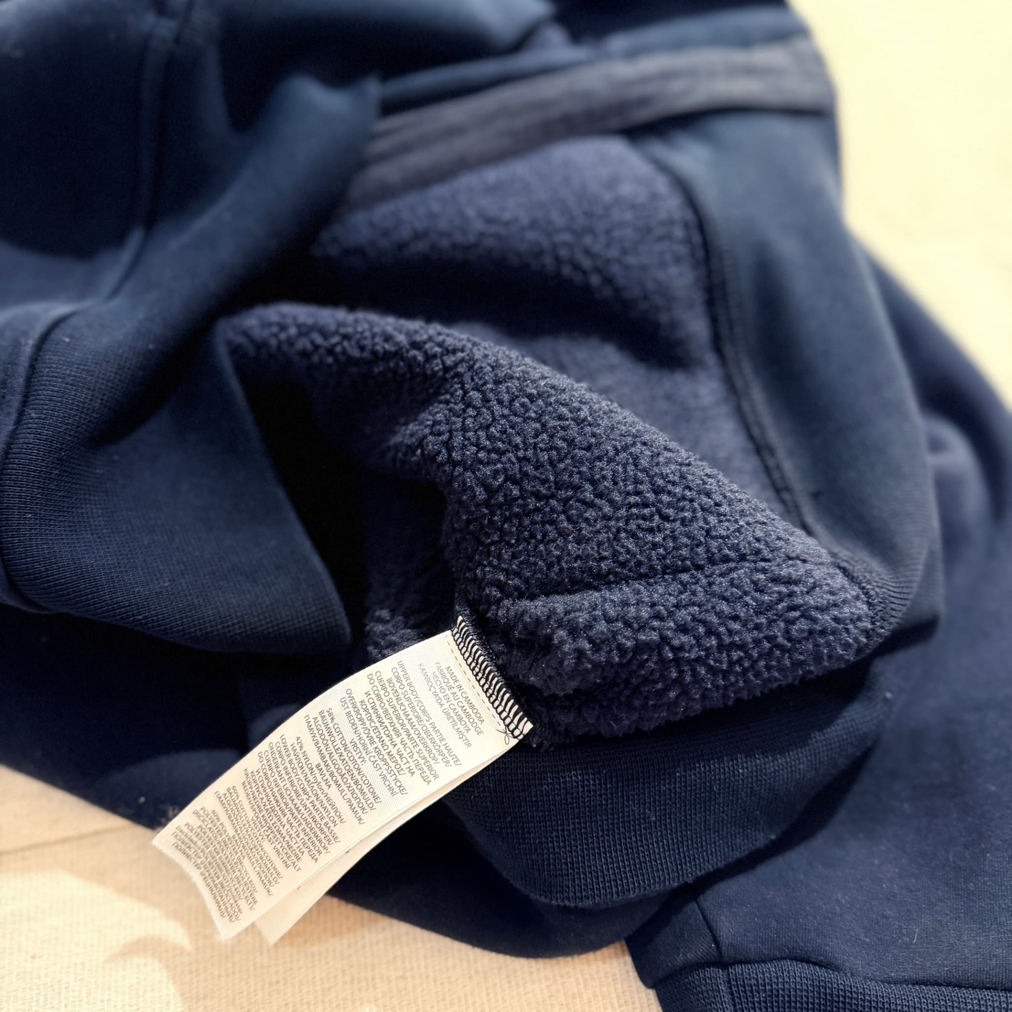 Polo Navy Blue Full-Zip Hoodie — photo 6 of 8