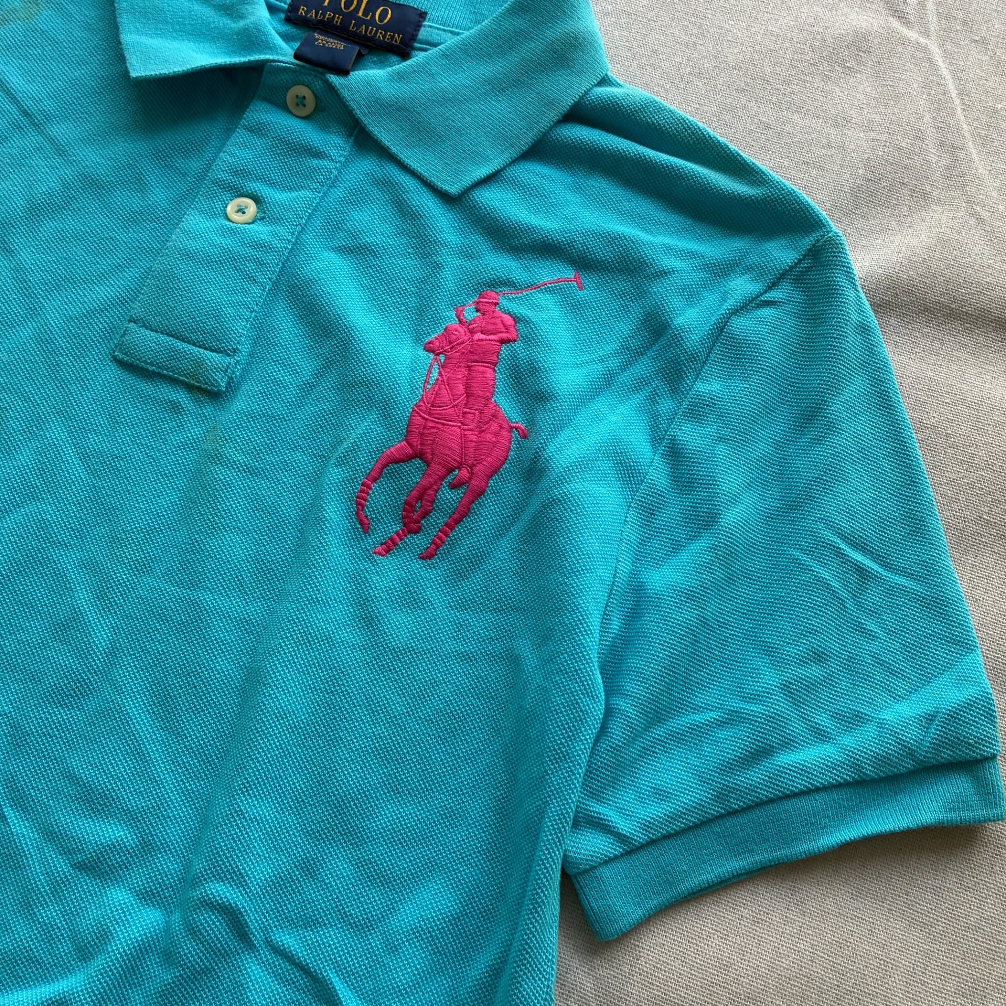 Polo Ralph Lauren Big Pony Polo Shirt Turquoise M — photo 2 of 8