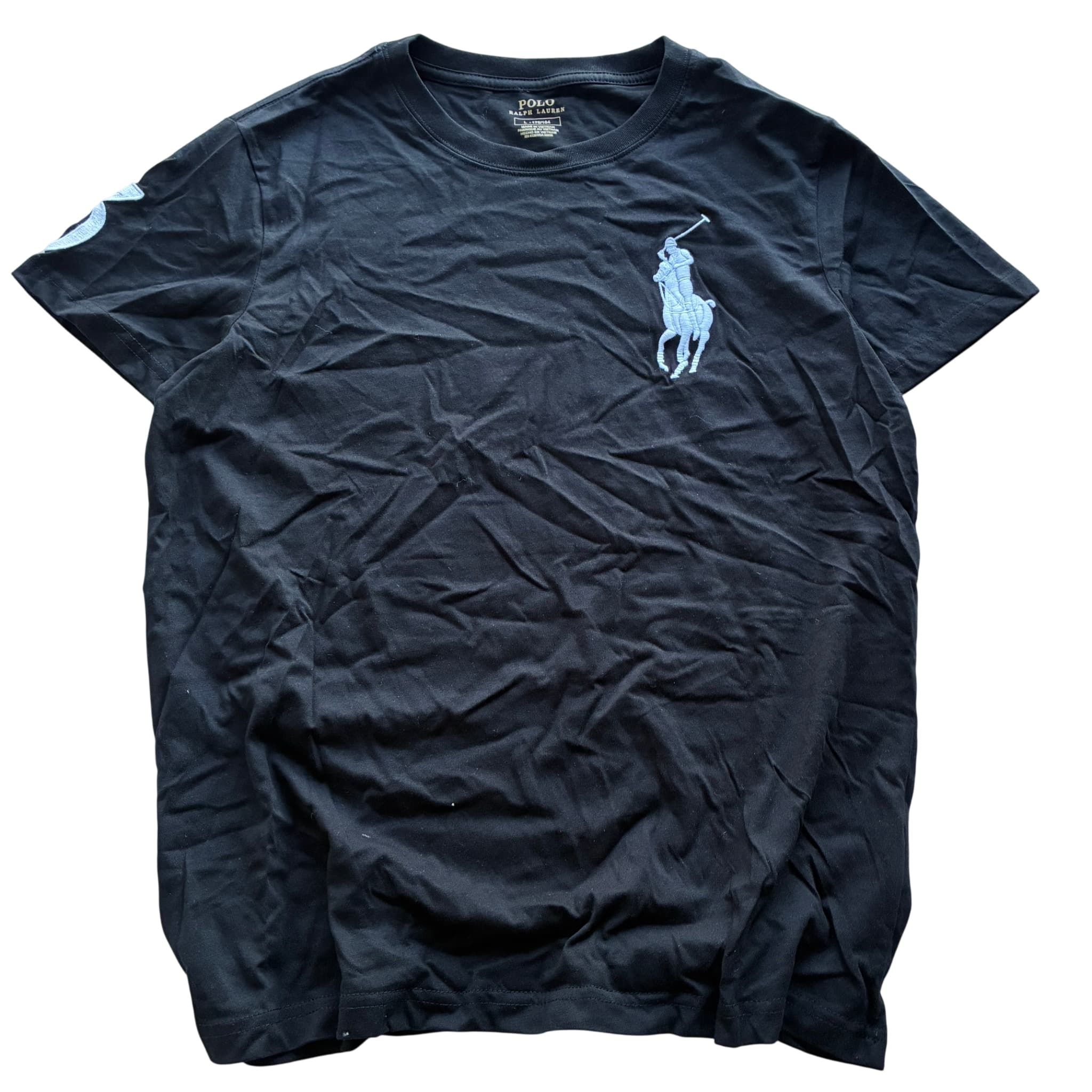 Polo Ralph Lauren Black Big Pony T-Shirt L — photo 1 of 7
