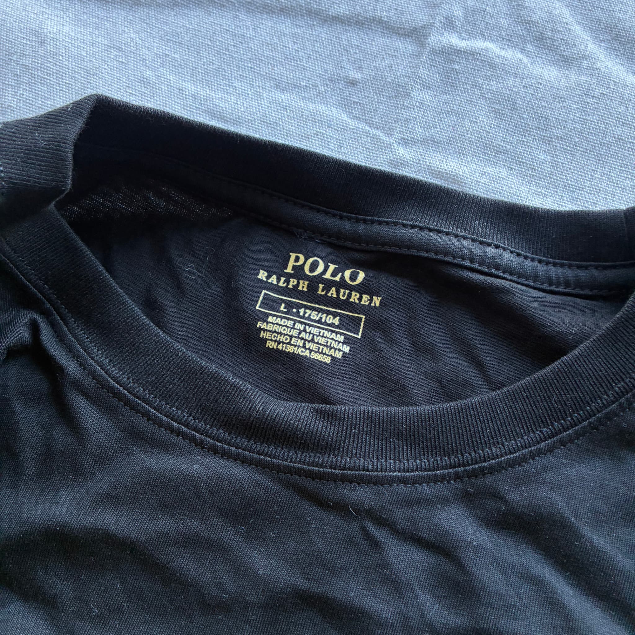 Polo Ralph Lauren Black Big Pony T-Shirt L — photo 4 of 7